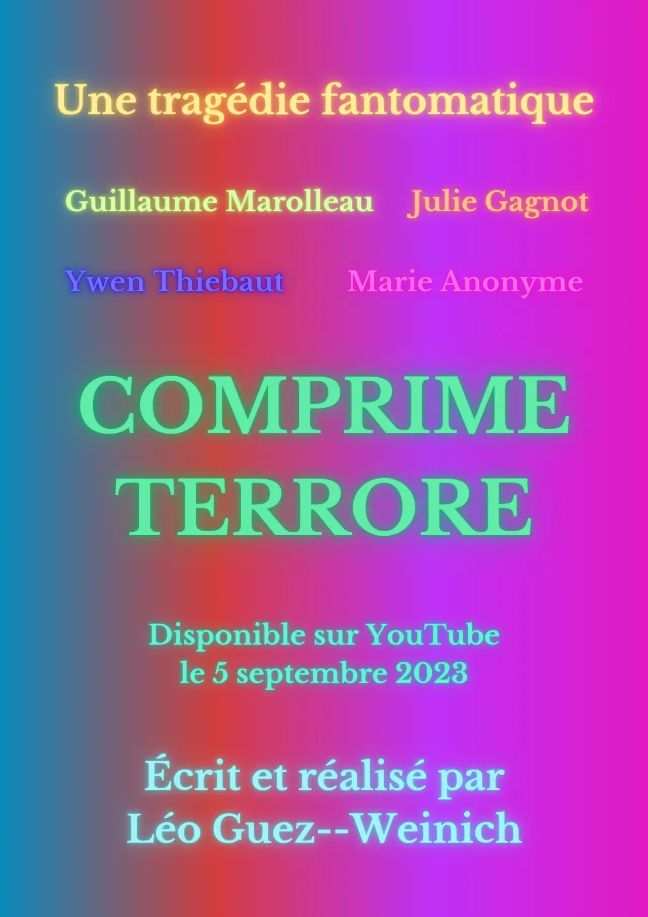 Plakat filmowy "Comprime Terrore"