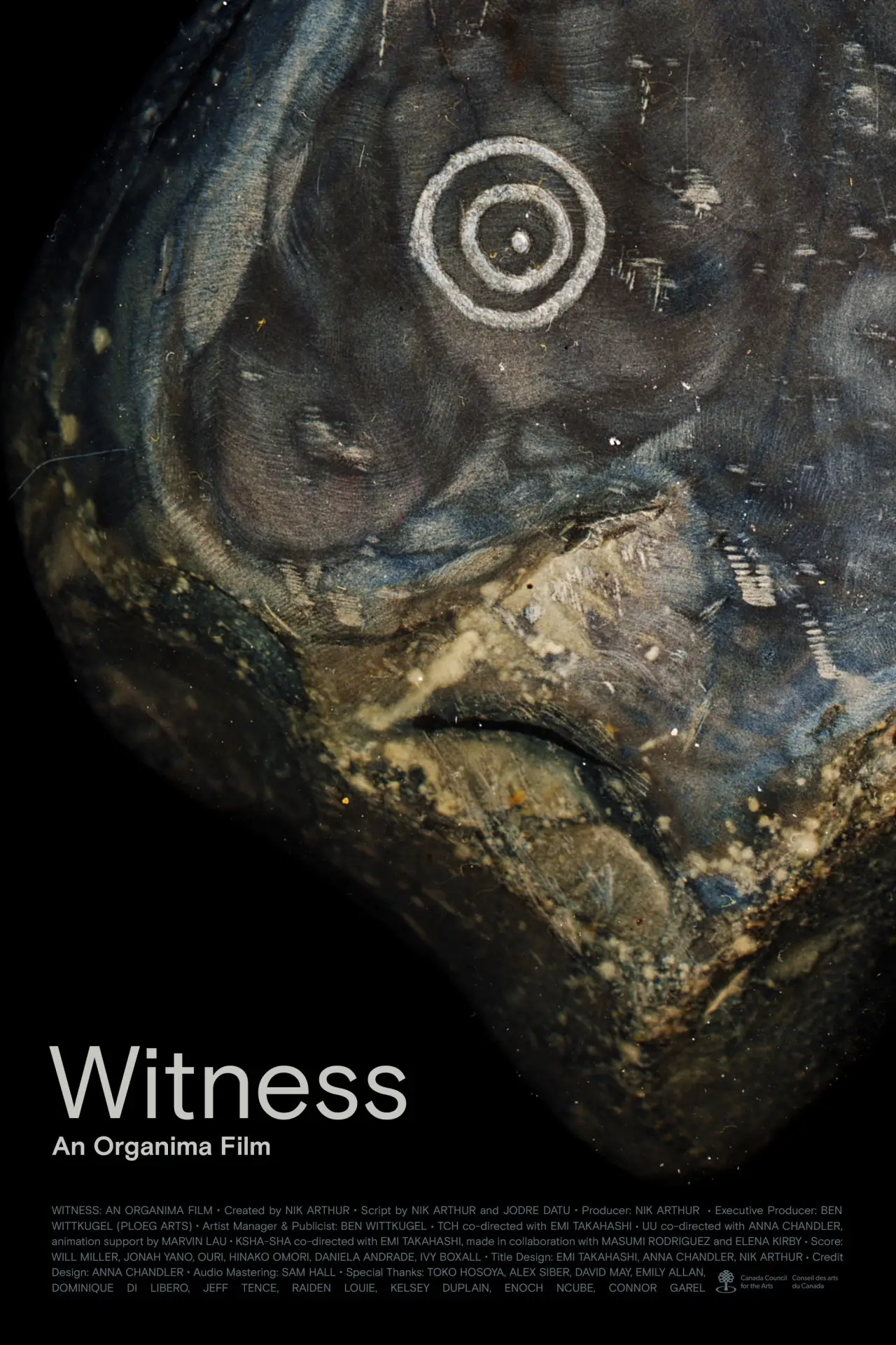 Plakat filmowy "Witness: An Organima Film"