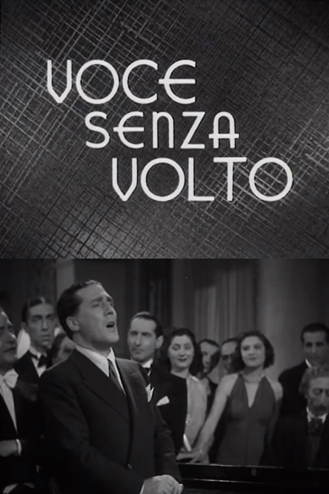 Plakat filmowy "La voce senza volto"