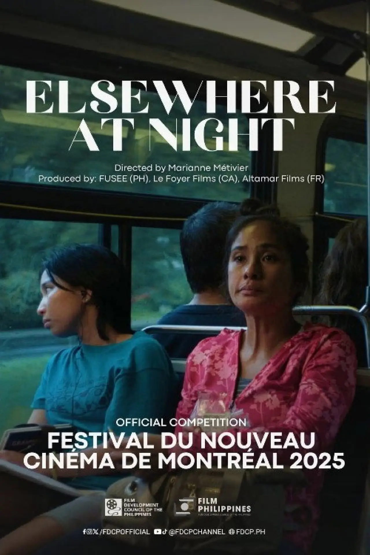 Plakat filmowy "Ailleurs la nuit"