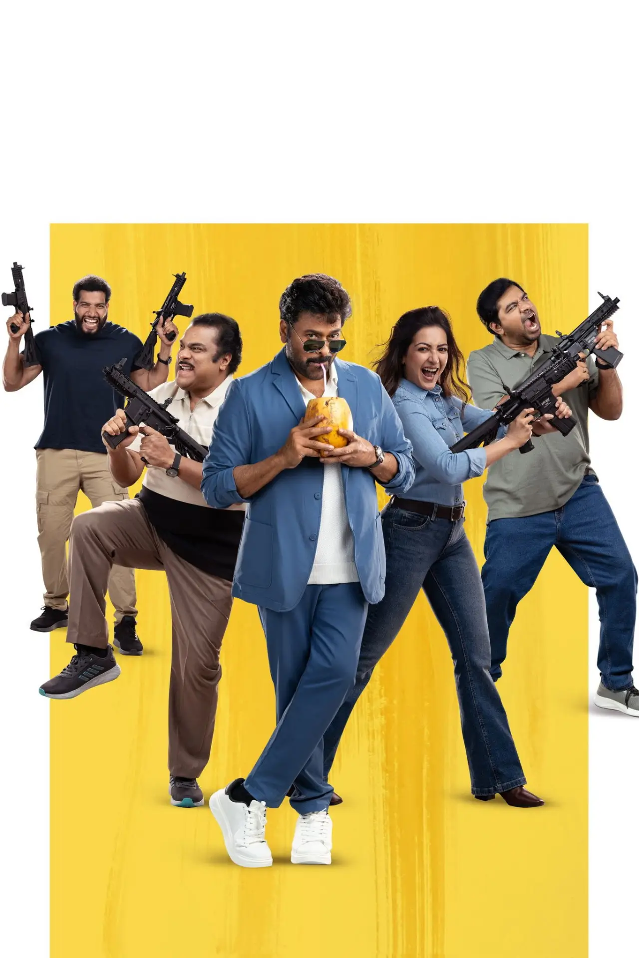 Plakat filmowy "మన శంకర వరప్రసాద్ గారు"