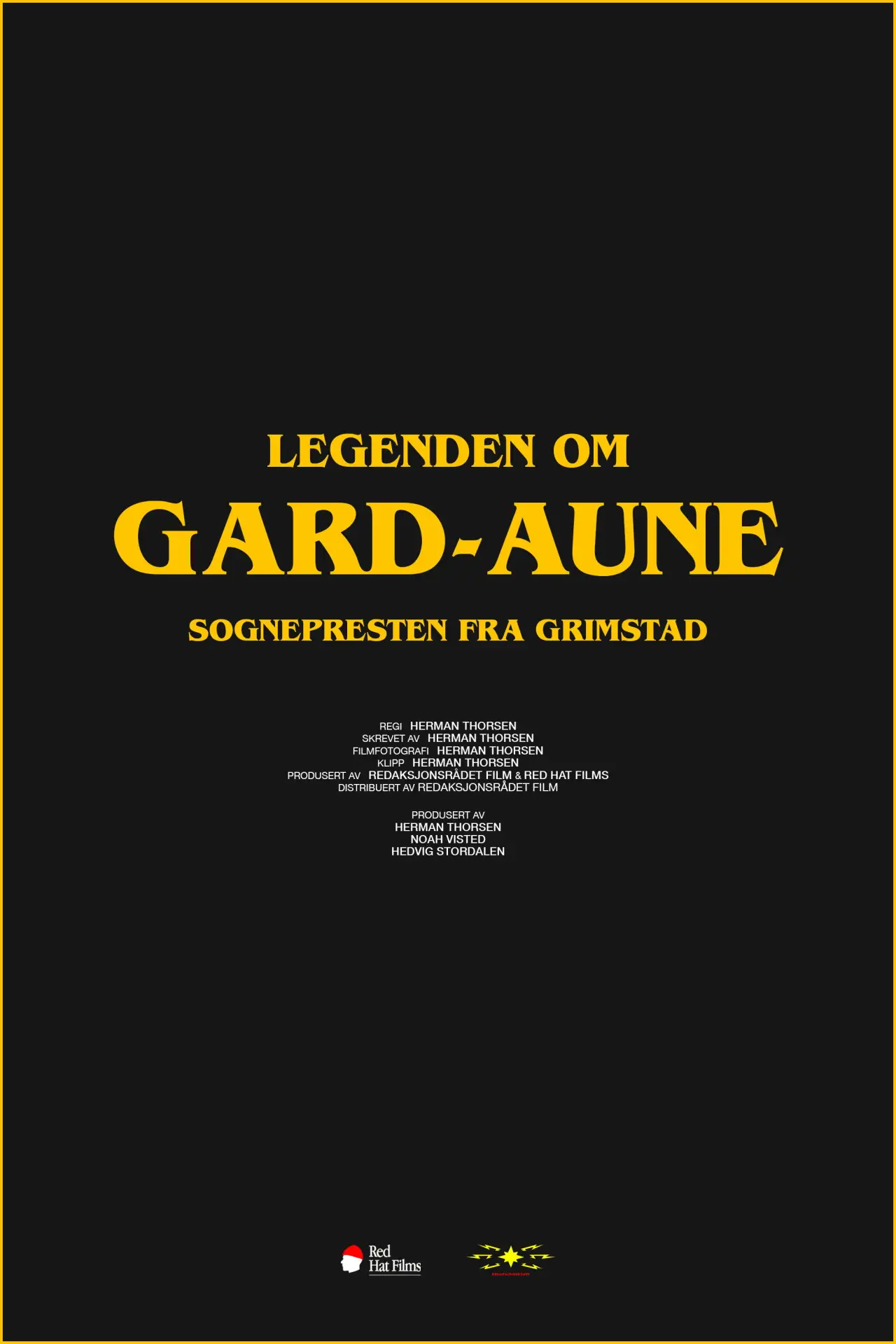 Plakat filmowy "Legenden om Gard-Aune"