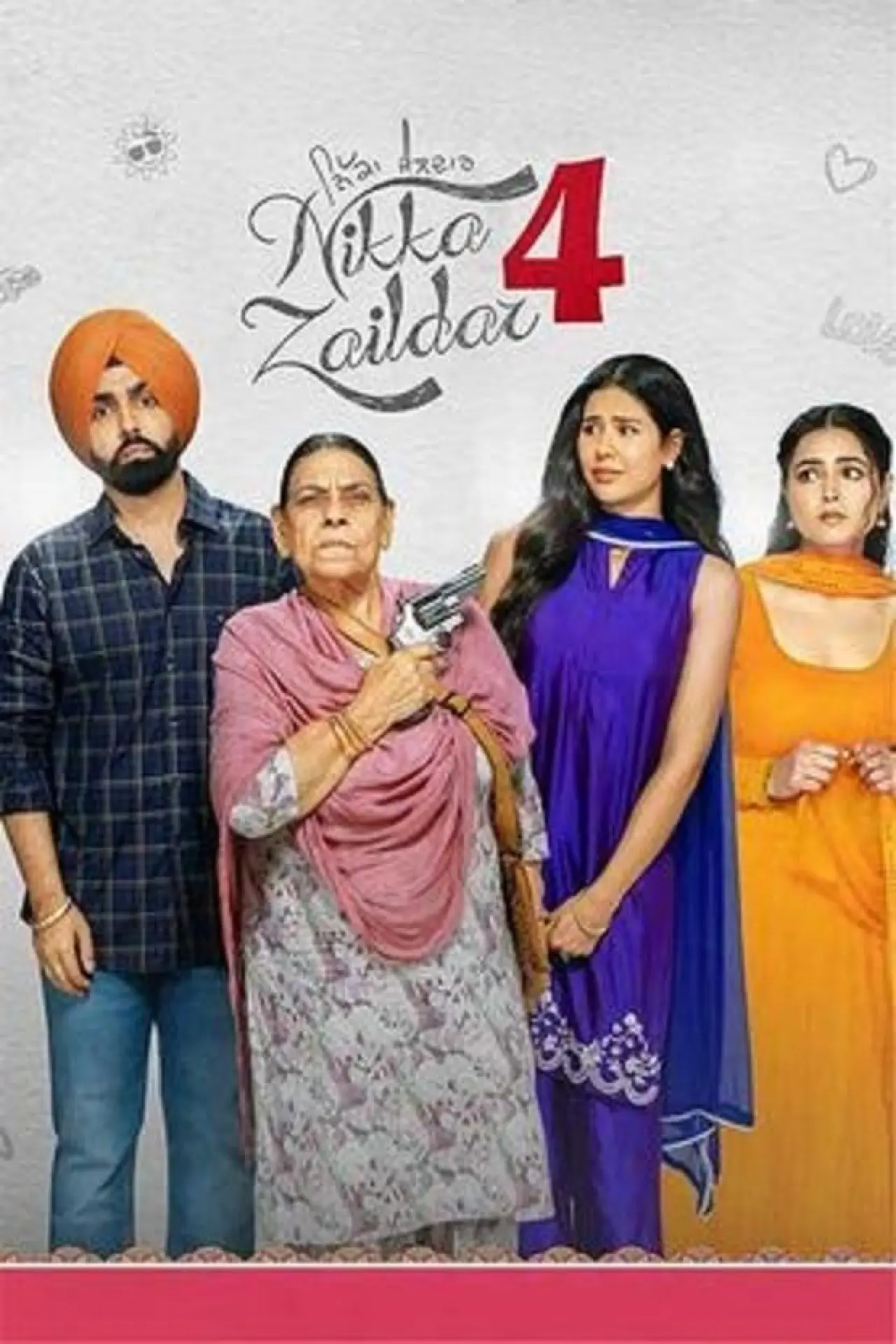 Plakat filmowy "Nikka Zaildar 4"