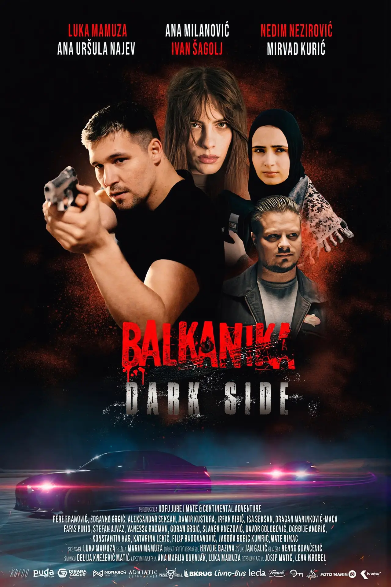 Plakat filmowy "Balkanika: Tamna strana"