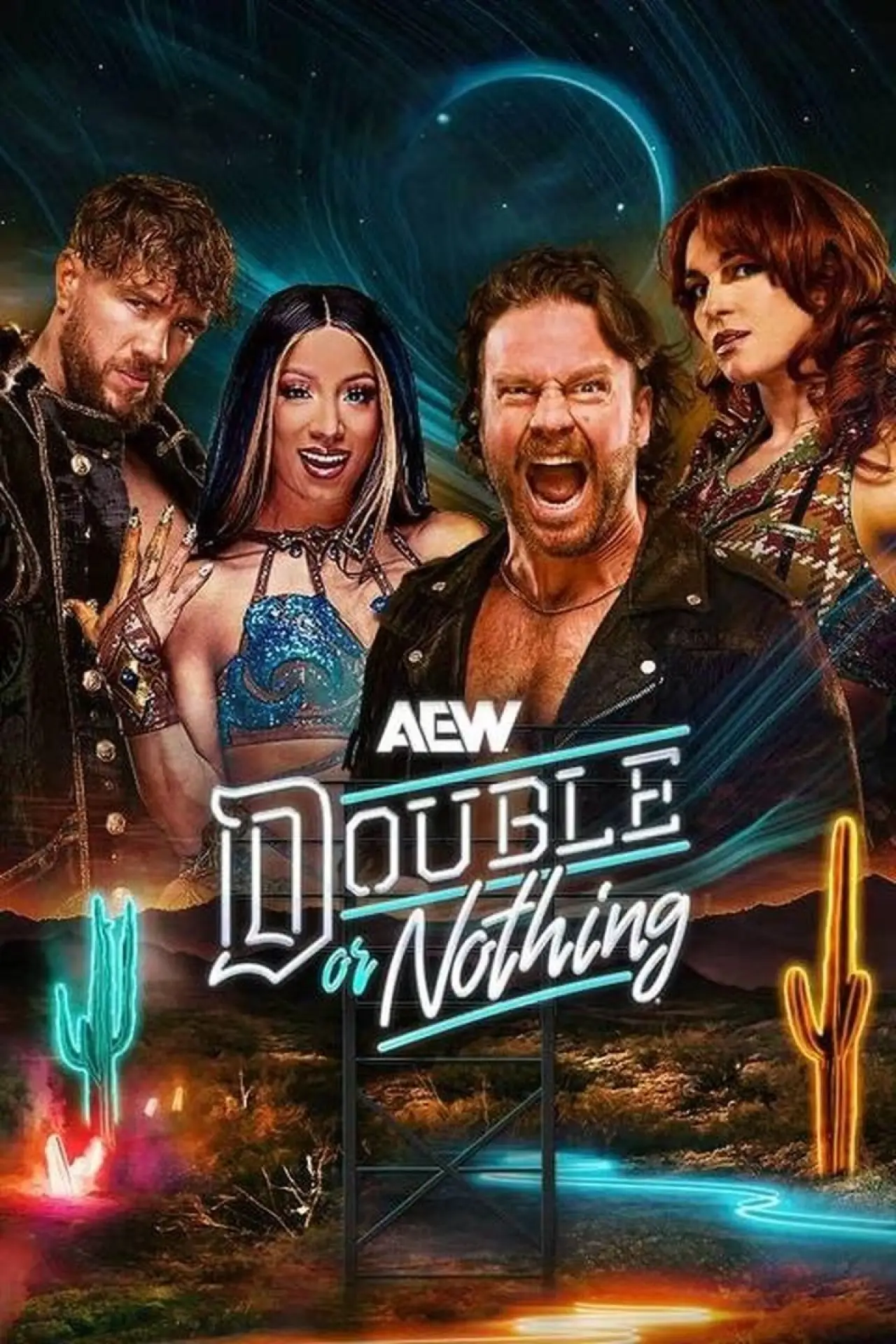 Plakat filmowy "AEW Double or Nothing 2025"