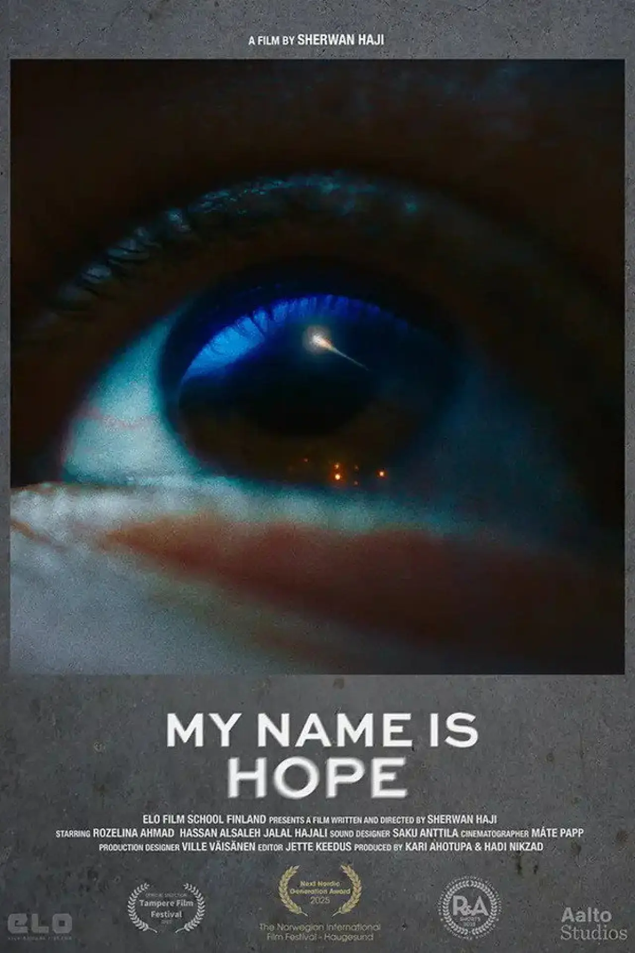 Plakat filmowy "My Name Is Hope"