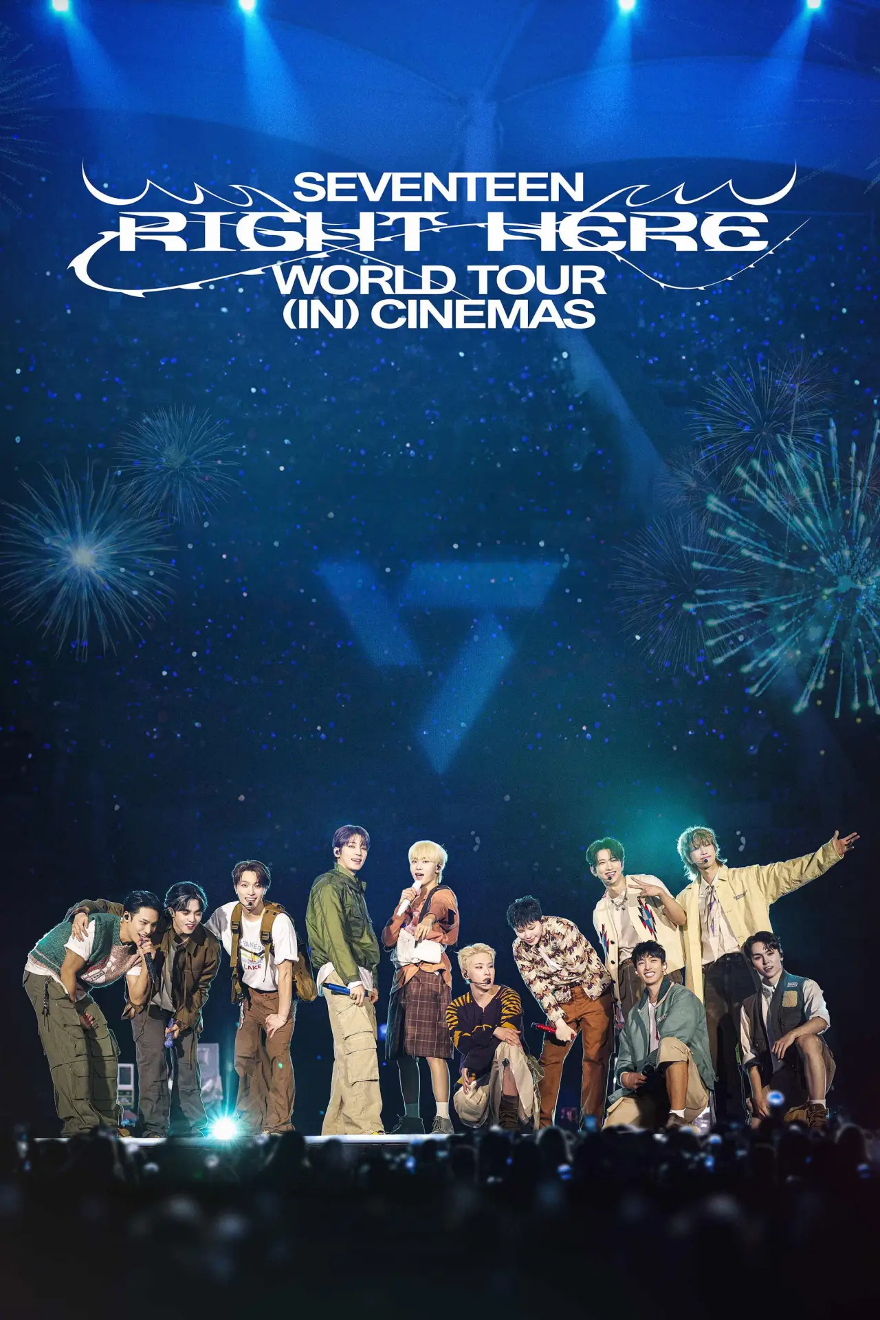 Plakat filmowy "세븐틴 [라잇 히어] 월드 투어 인 시네마"