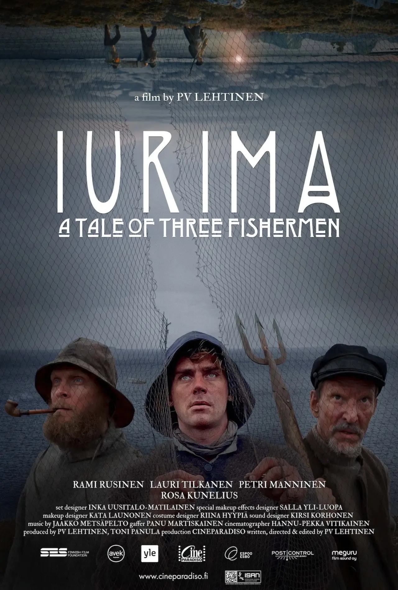 Plakat filmowy "IURIMA – taru kolmesta kalastajasta"