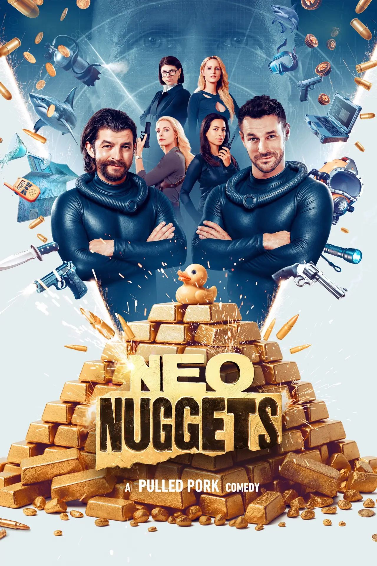 Plakat filmowy "Neo Nuggets - Eine Pulled Pork Komödie"