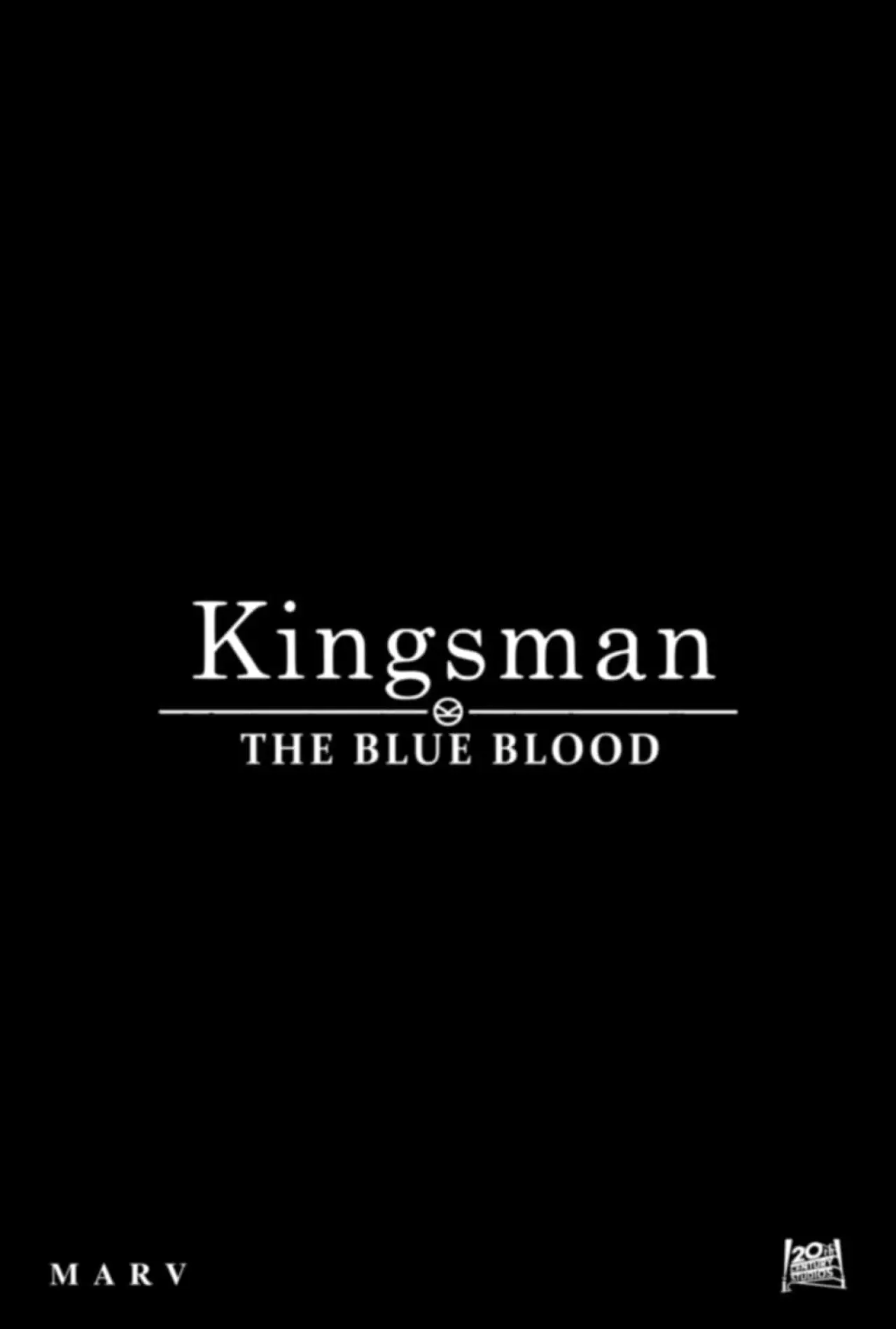 Plakat filmowy "Kingsman: The Blue Blood"