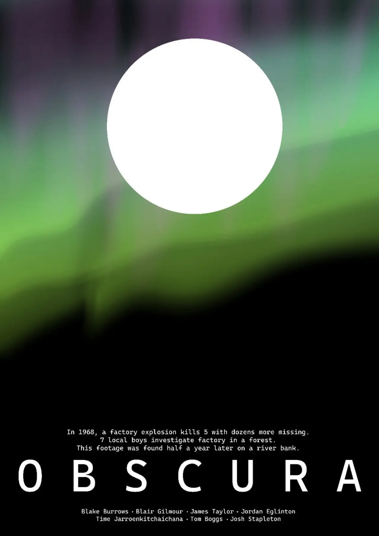 Plakat filmowy "Obscura"