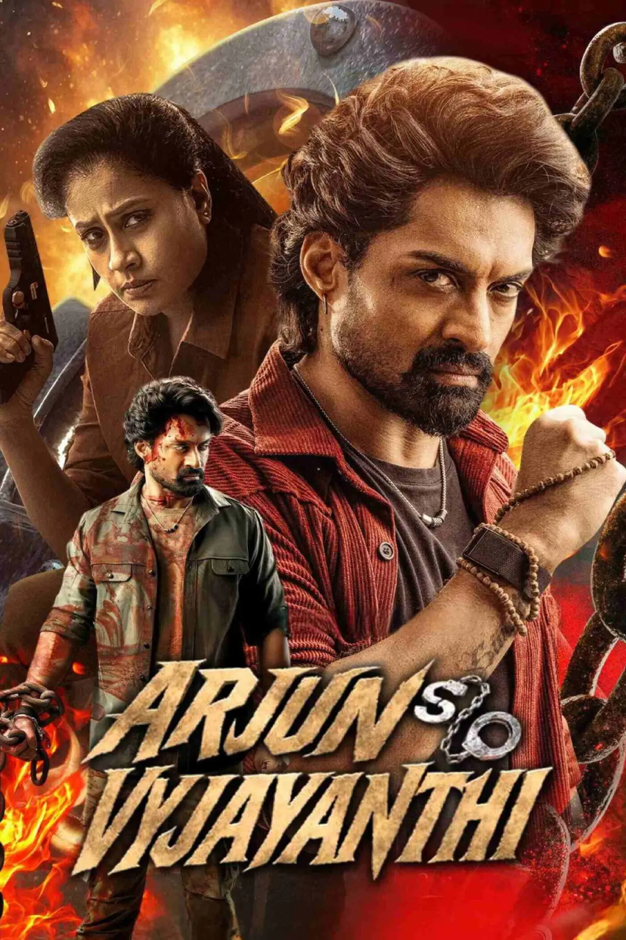 Plakat filmowy "అర్జున్ S/O వైజయంతి"