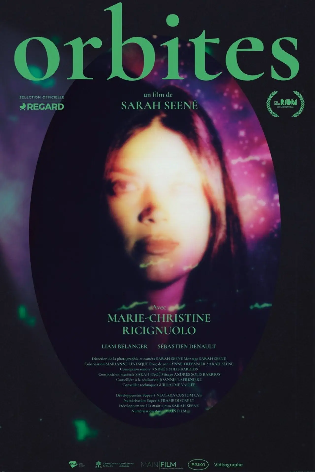 Plakat filmowy "Orbites"