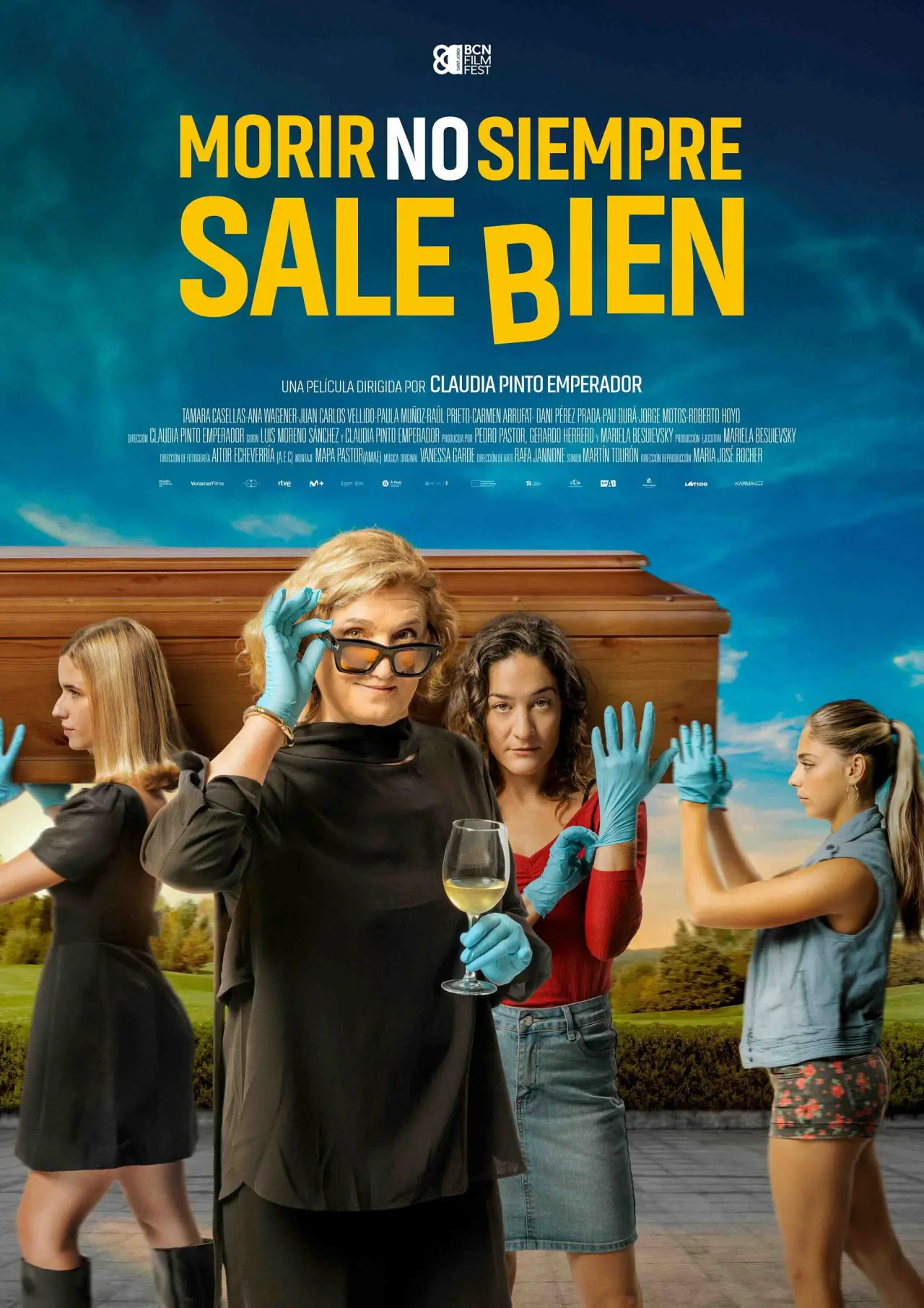 Plakat filmowy "Morir no siempre sale bien"