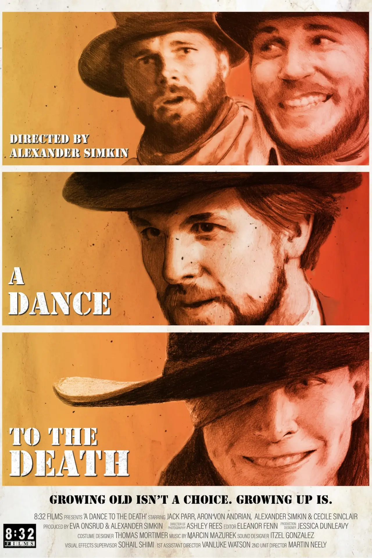 Plakat filmowy "A Dance to the Death"