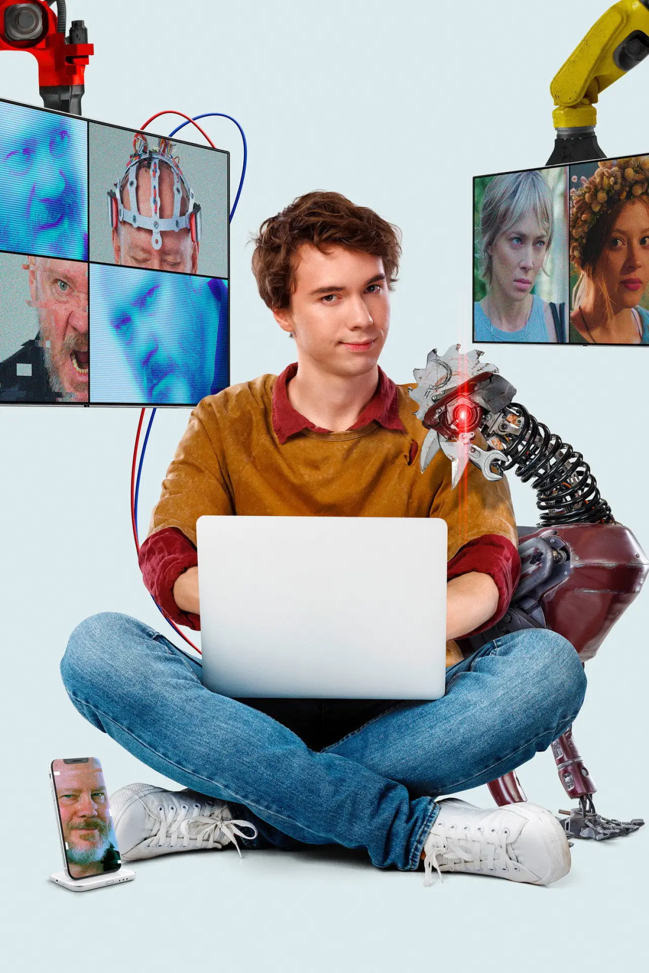 Plakat filmowy "Нейробатя"