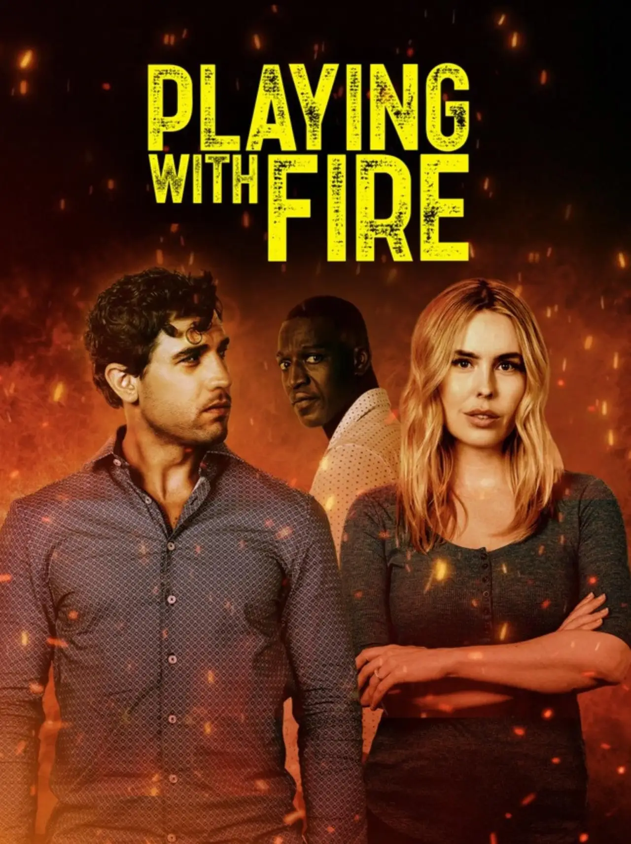 Plakat filmowy "Playing with Fire"