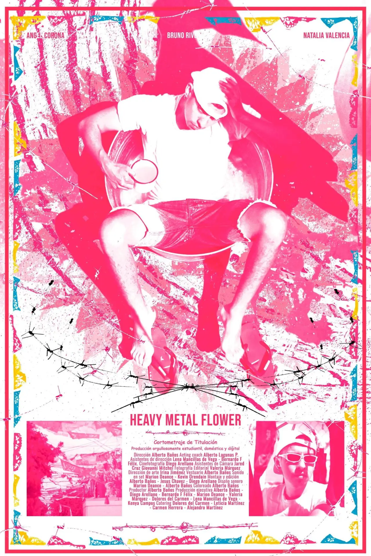 Plakat filmowy "Heavy Metal Flower"