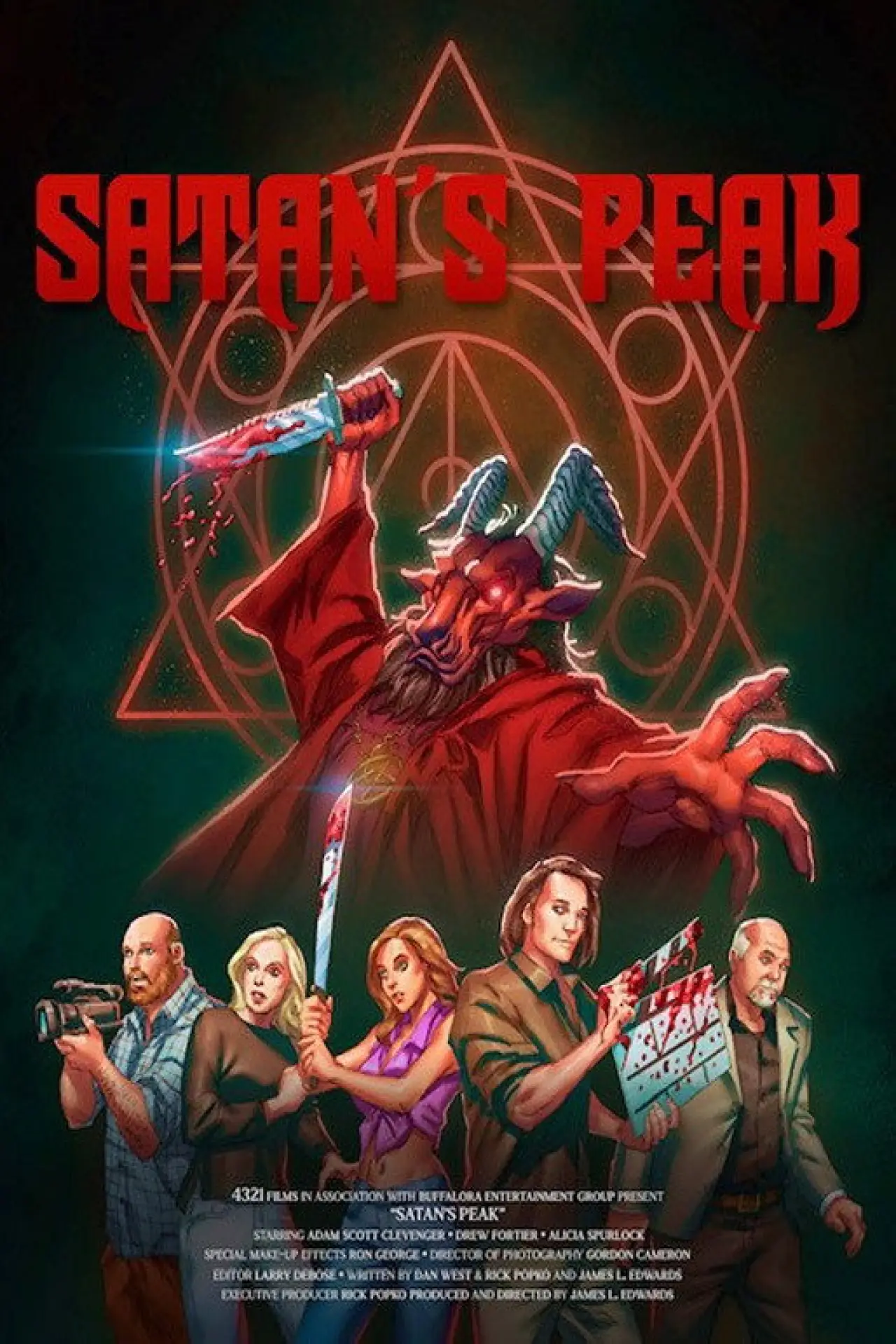 Plakat filmowy "Satan
