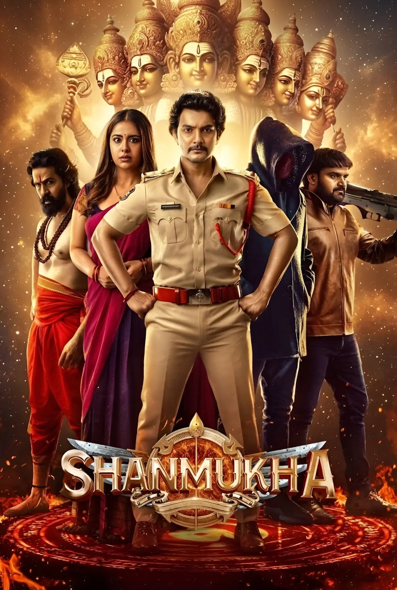 Plakat filmowy "Shanmukha"