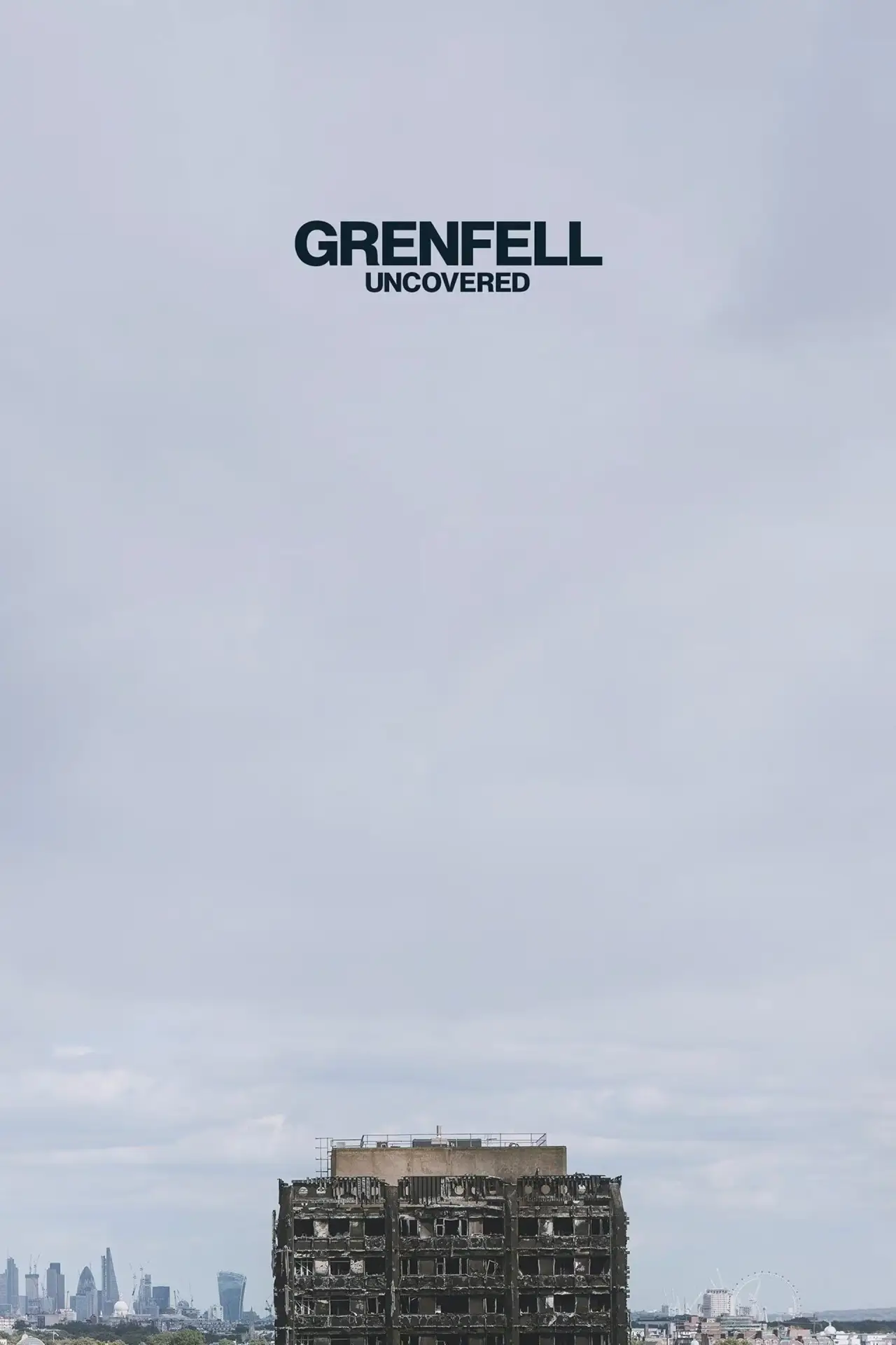 Plakat filmowy "Grenfell: Prawda o pożarze"