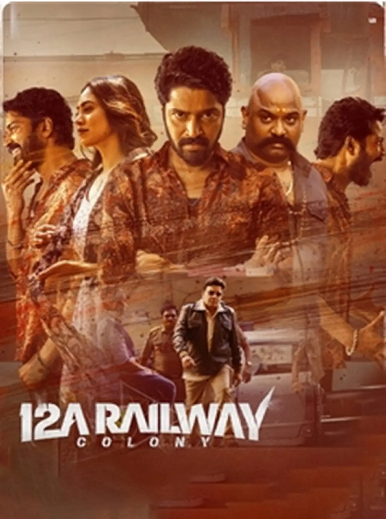Plakat filmowy "12A రైల్వే కాలనీ"