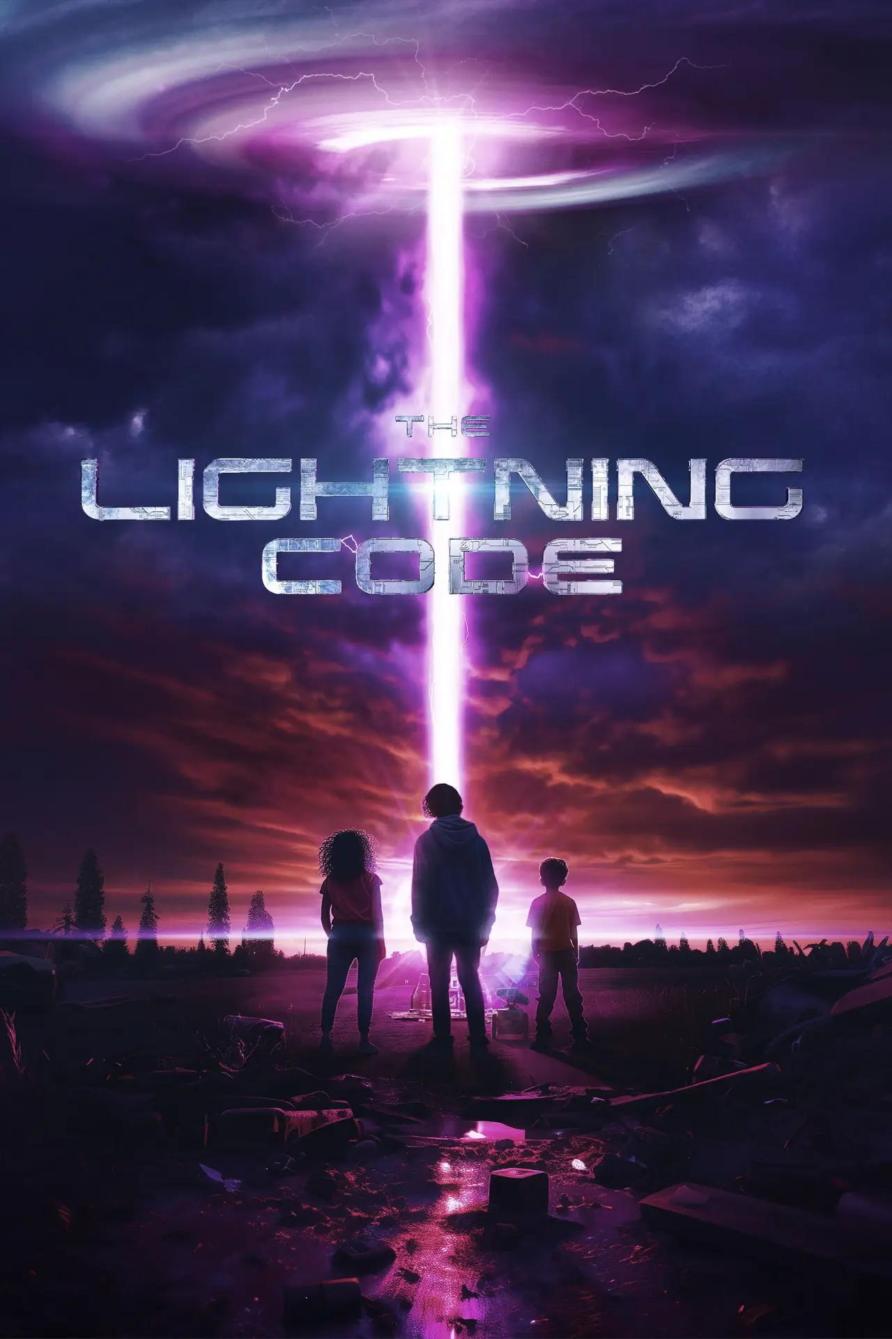 Plakat filmowy "The Lightning Code"
