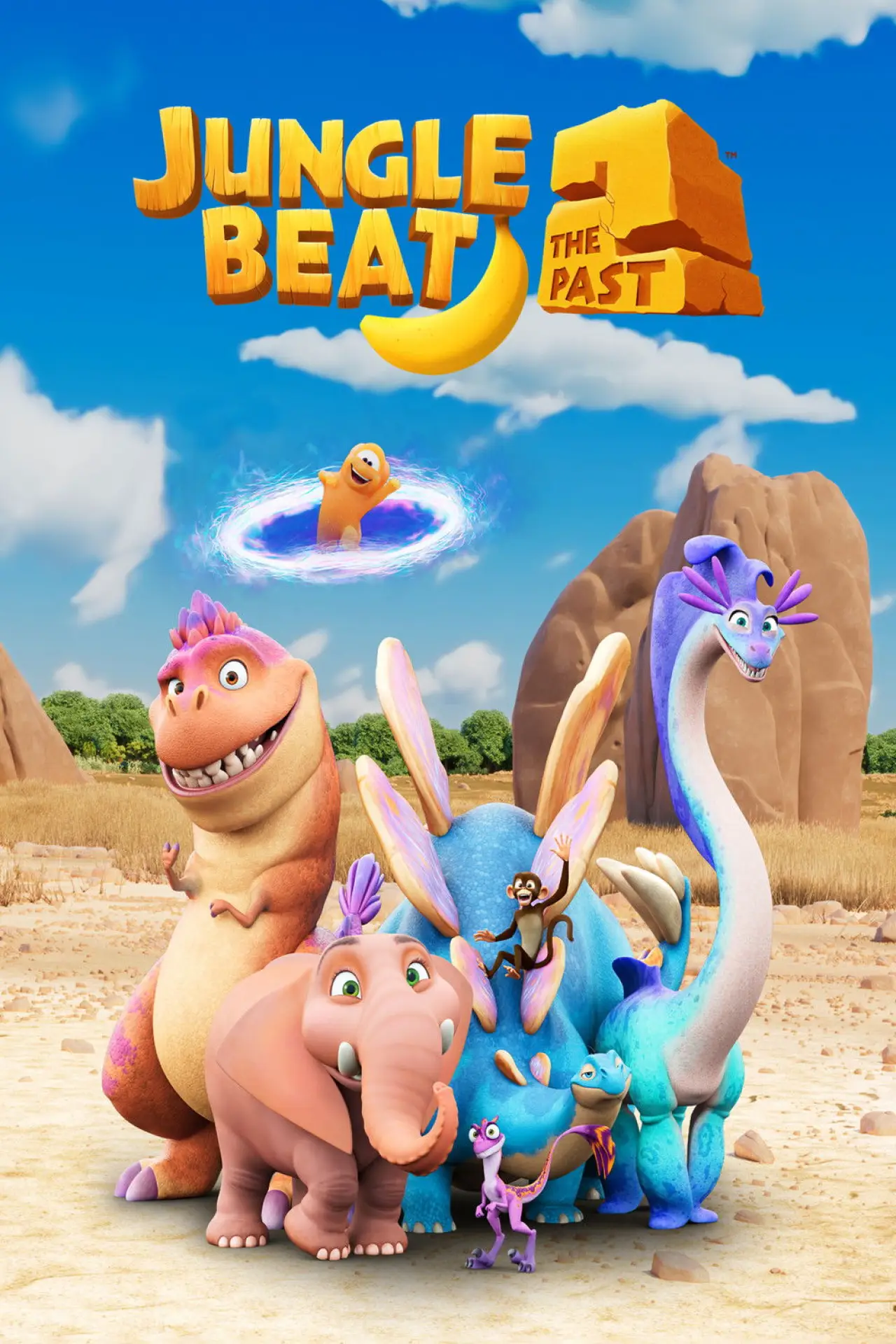 Plakat filmowy "Jungle Beat 2: The Past"