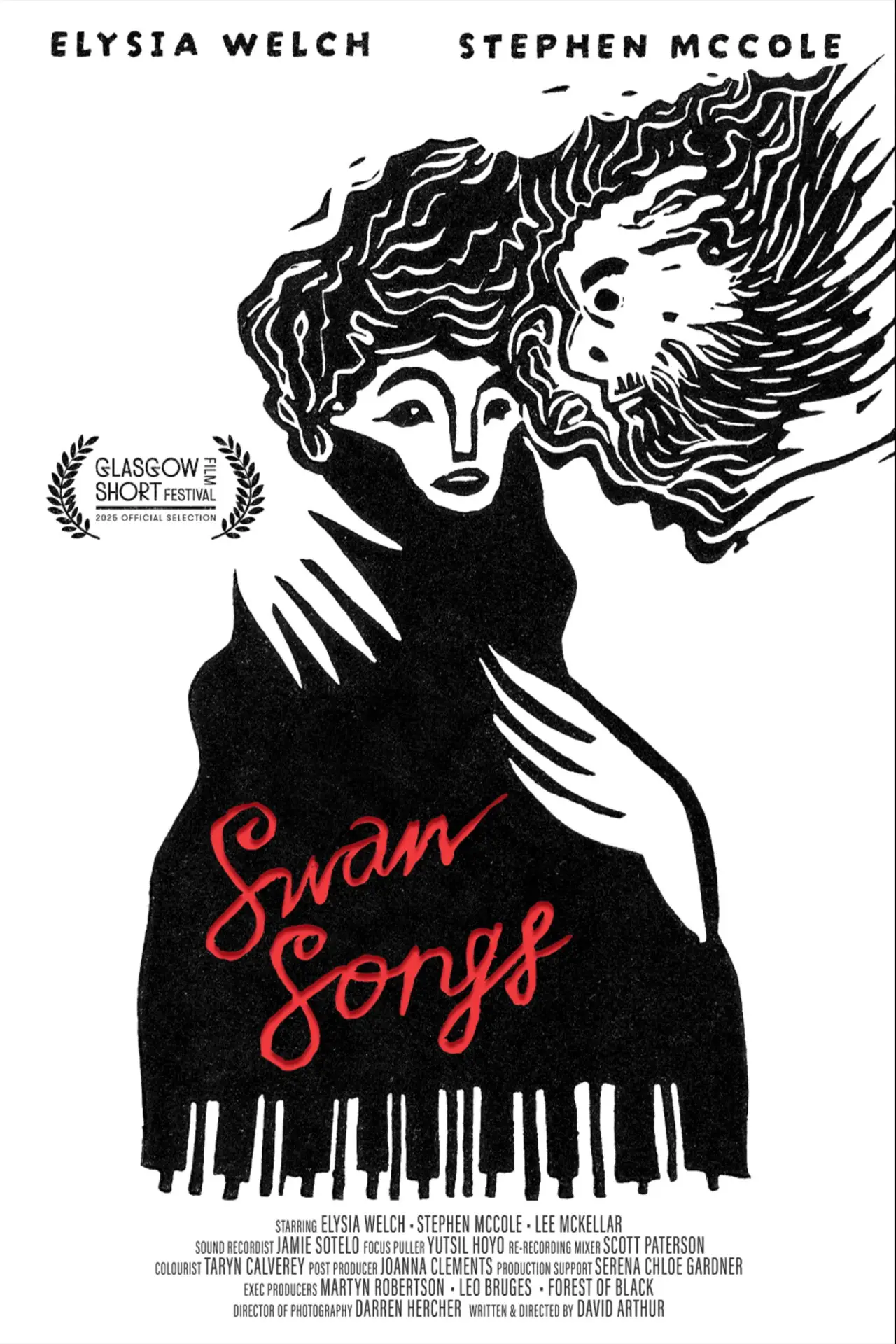 Plakat filmowy "Swan Songs"