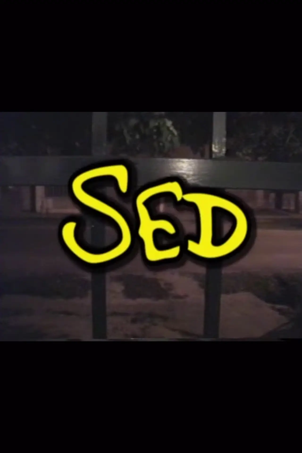 Plakat filmowy "Sed"