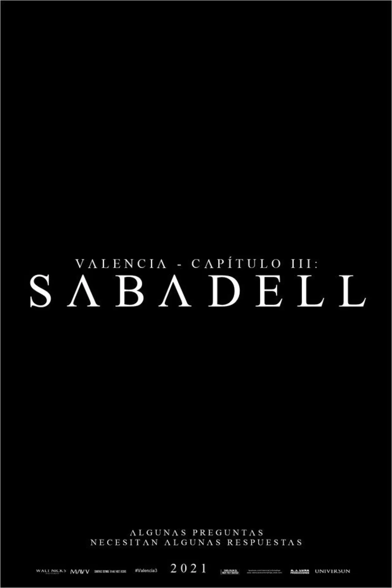 Plakat filmowy "Valencia - Capítulo III: Sabadell"