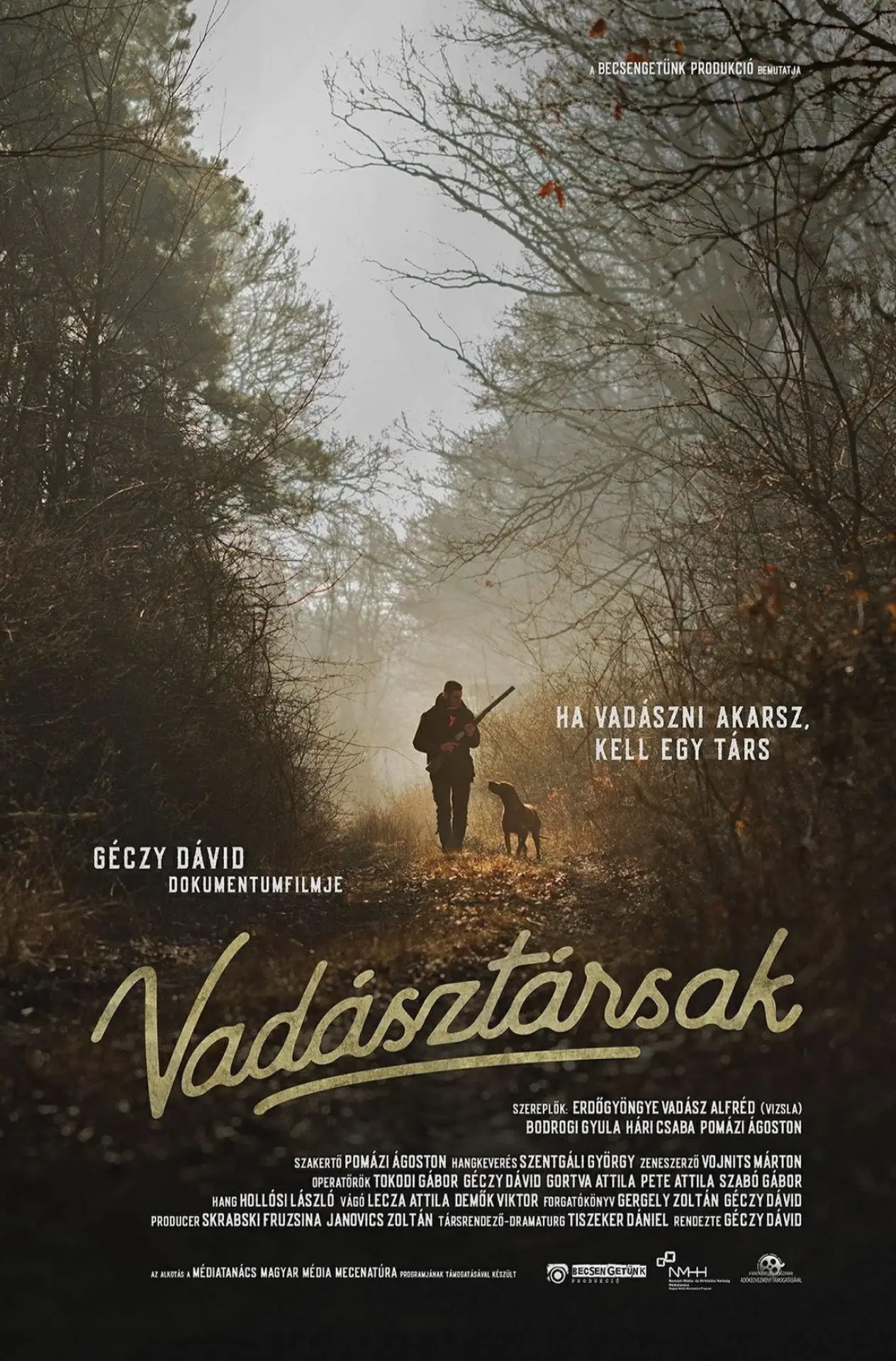 Plakat filmowy "Vadásztársak"