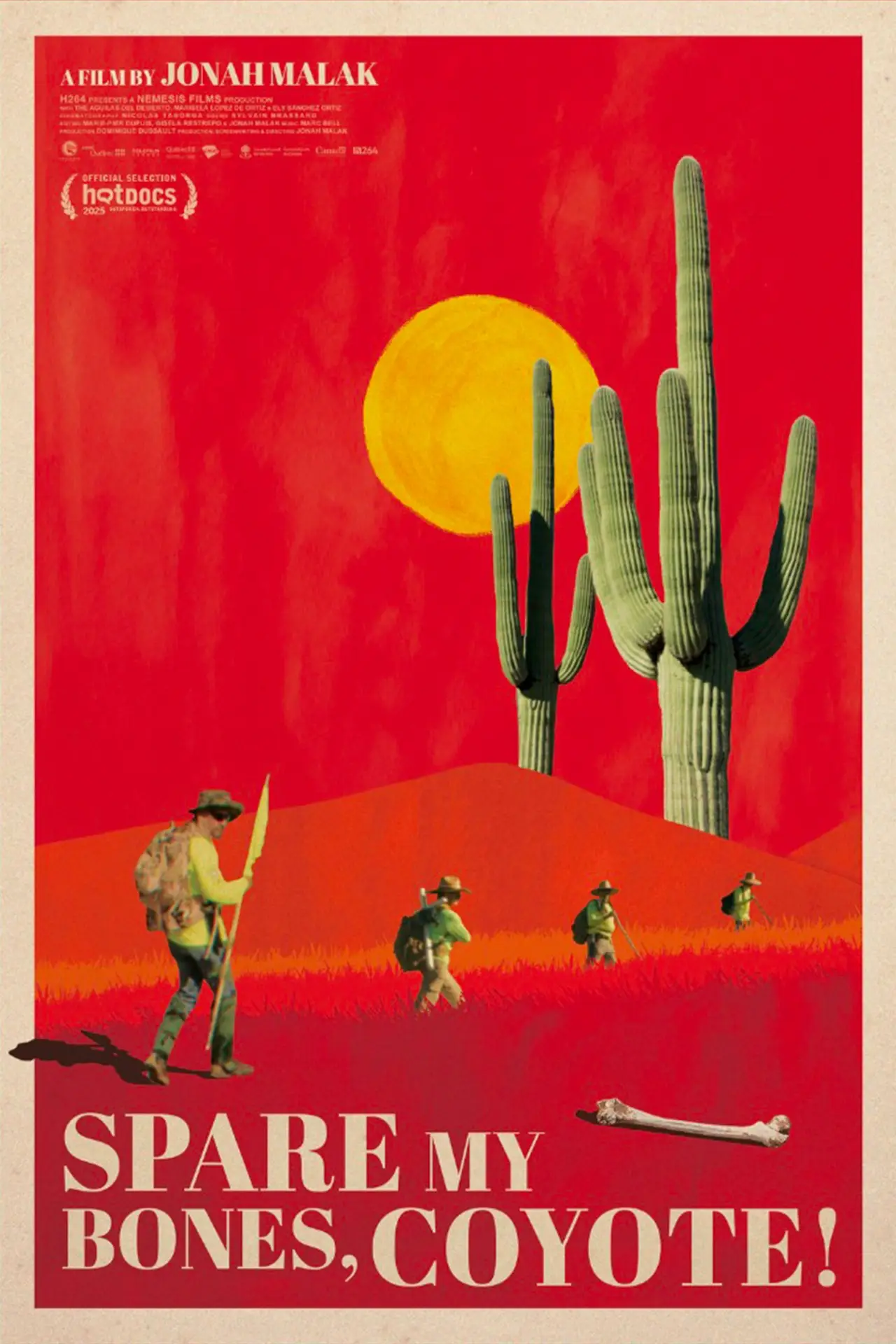 Plakat filmowy "Spare My Bones, Coyote!"