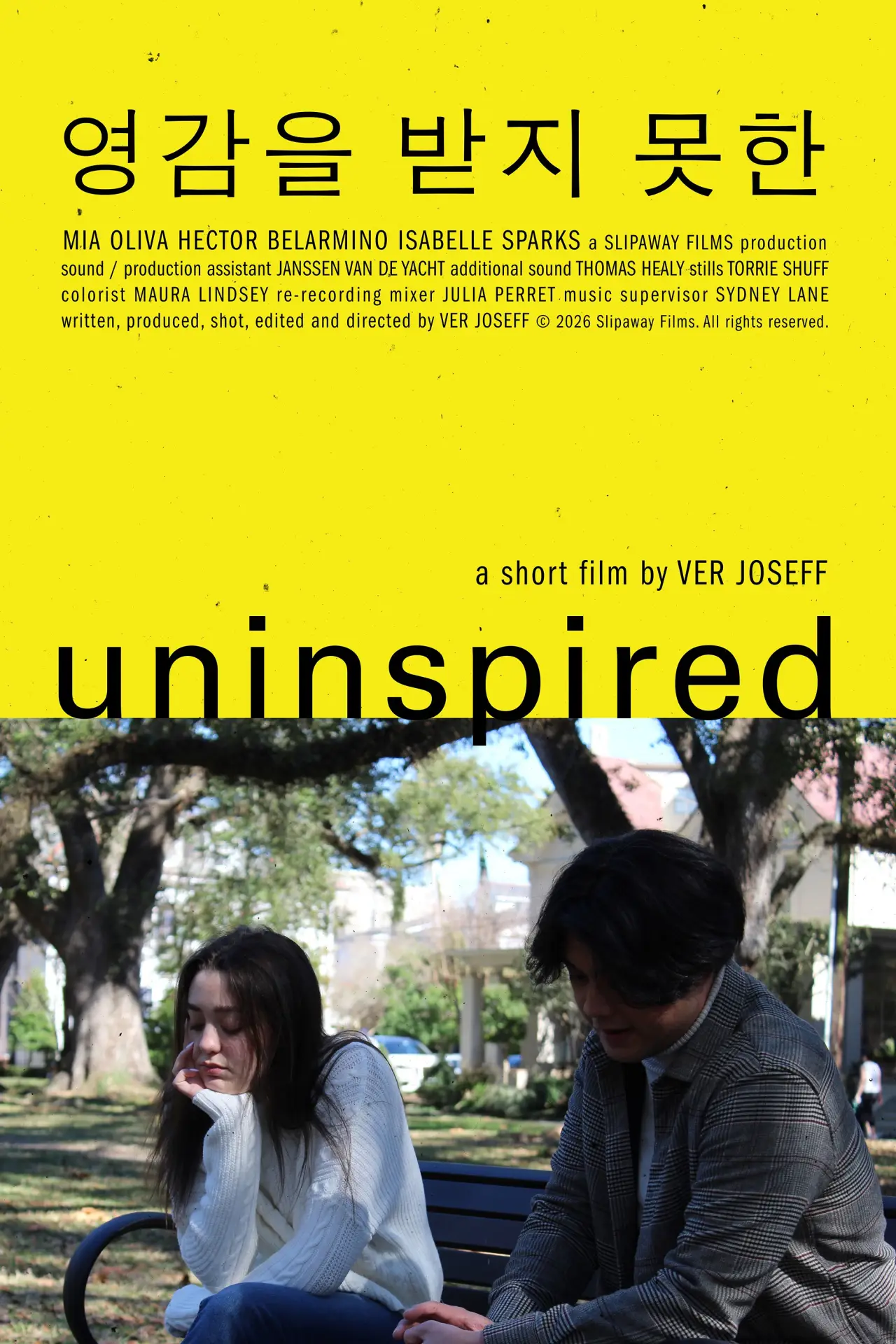 Plakat filmowy "Uninspired"
