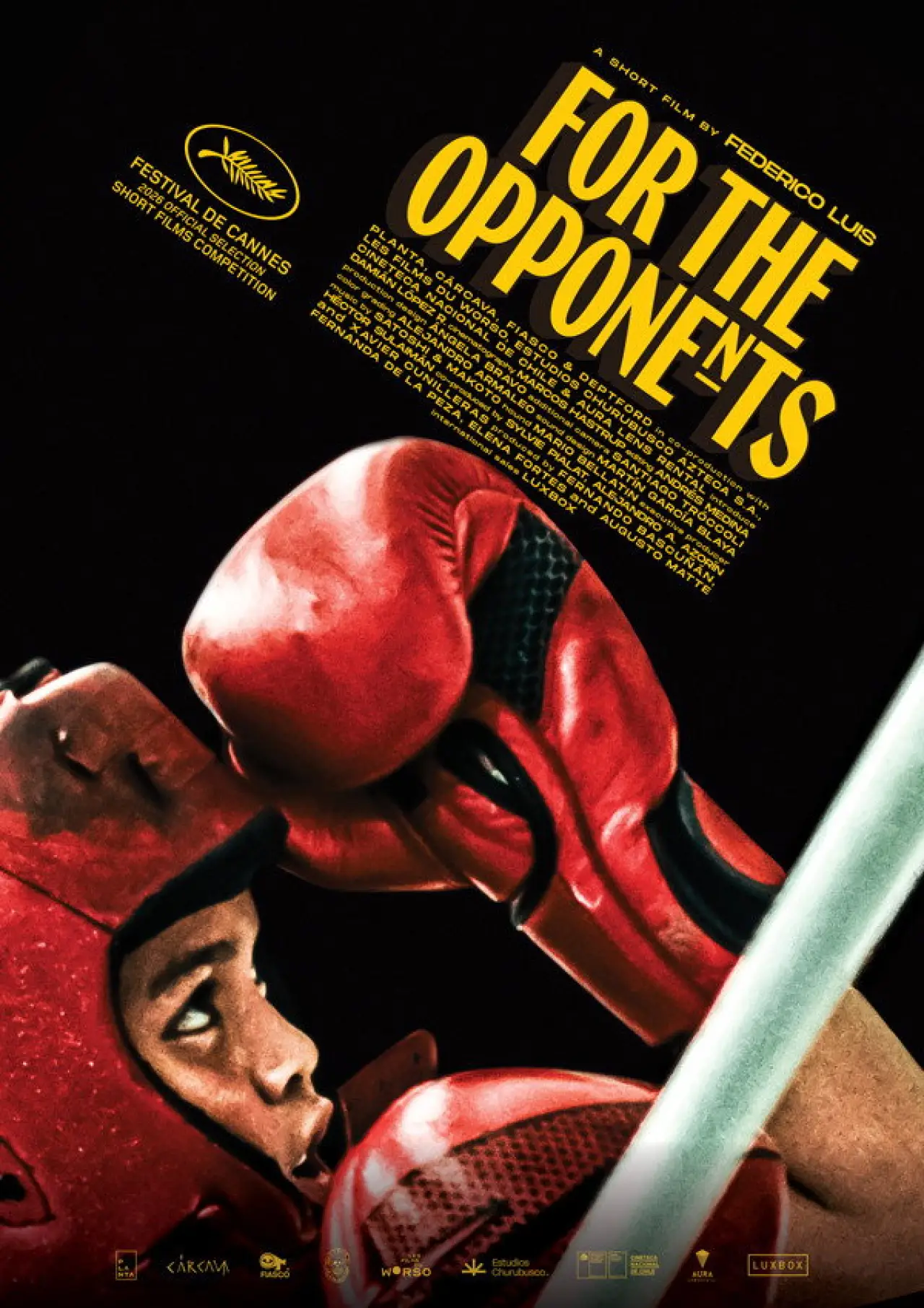 Plakat filmowy "Para los contrincantes"