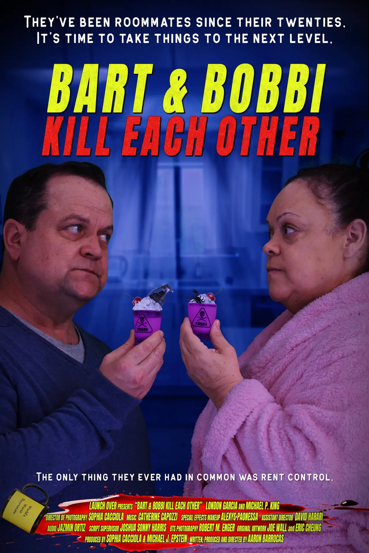 Plakat filmowy "Bart & Bobbi Kill Each Other"