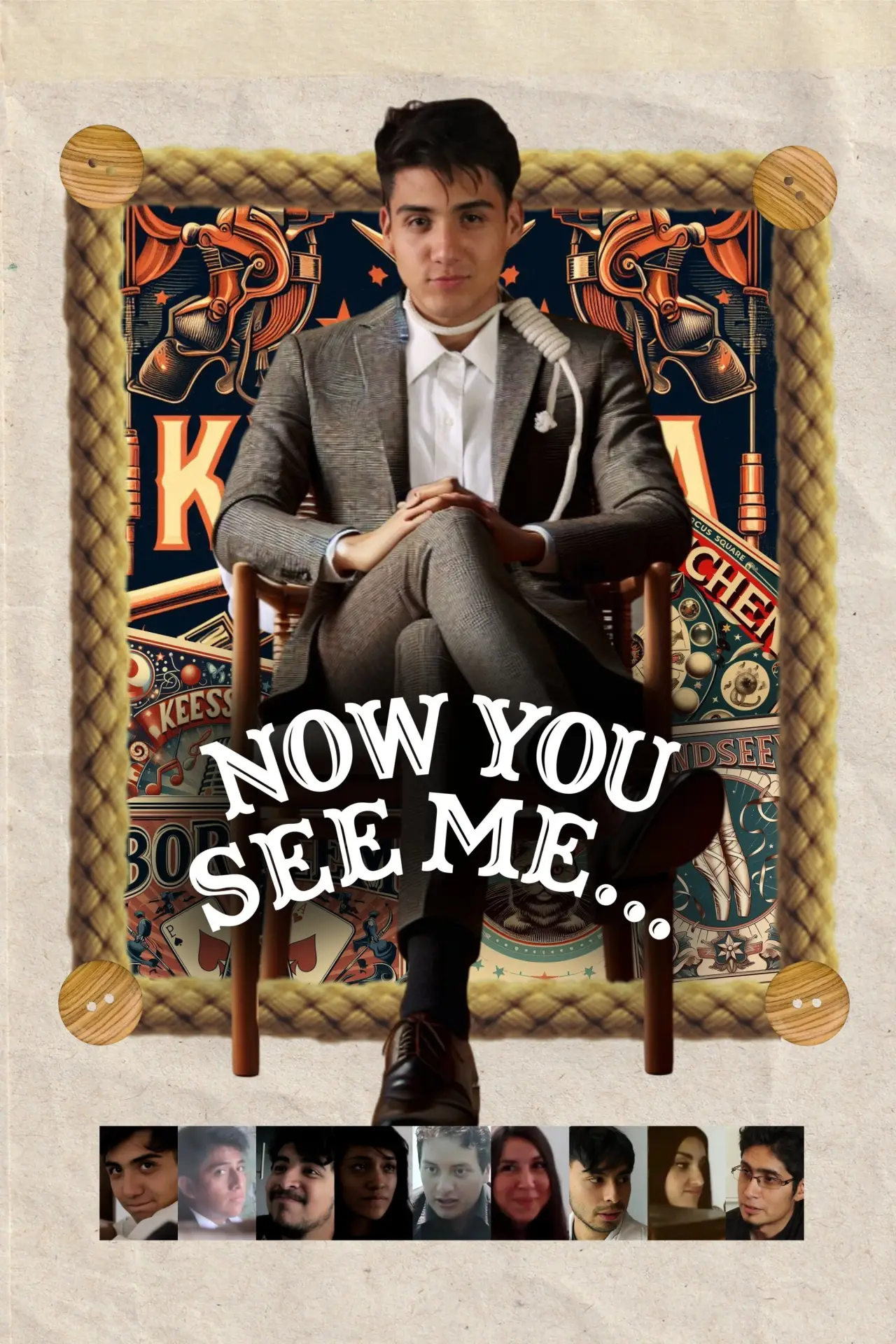 Plakat filmowy "Ahora Me Ves..."