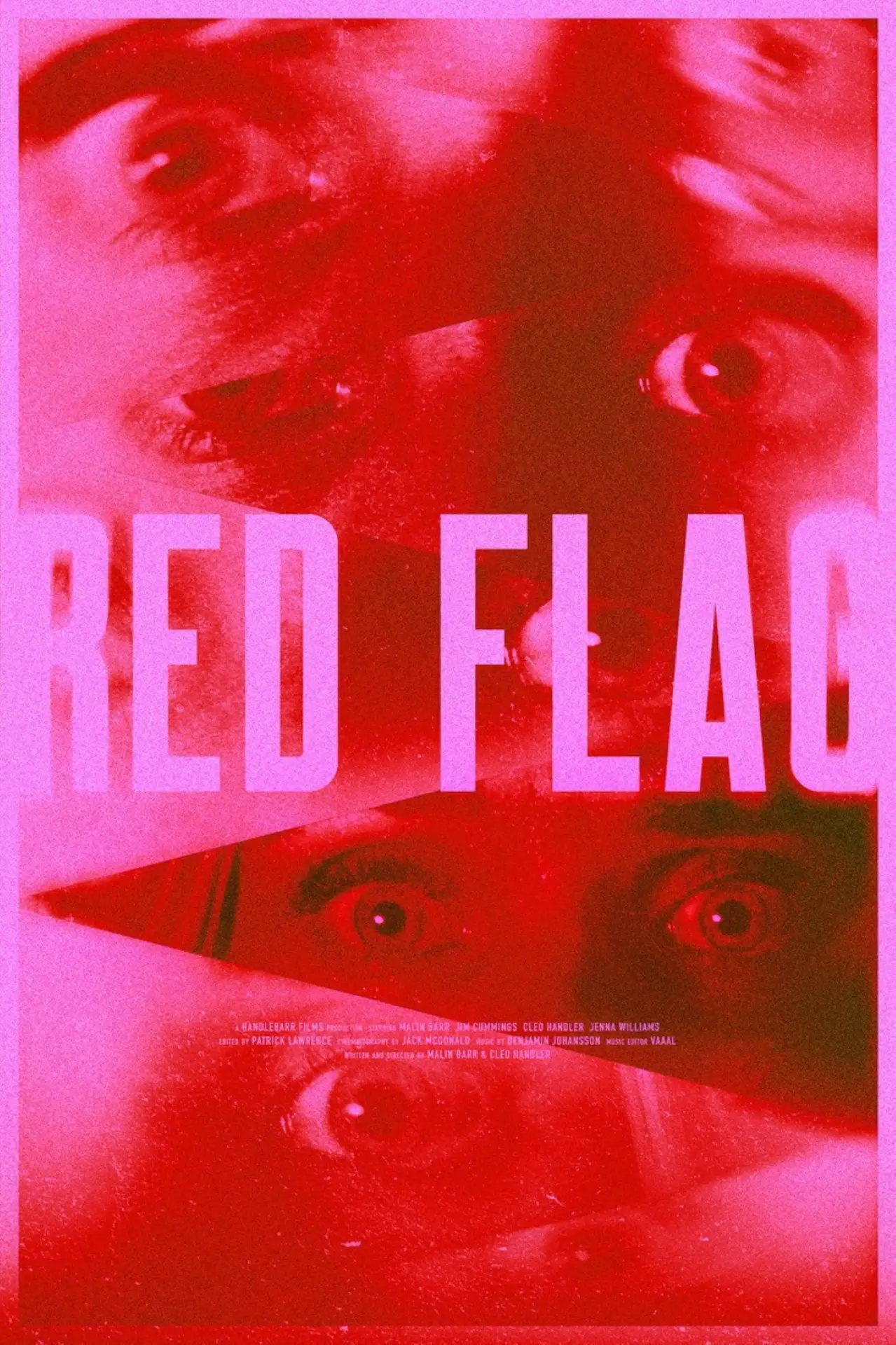 Plakat filmowy "Red Flag"