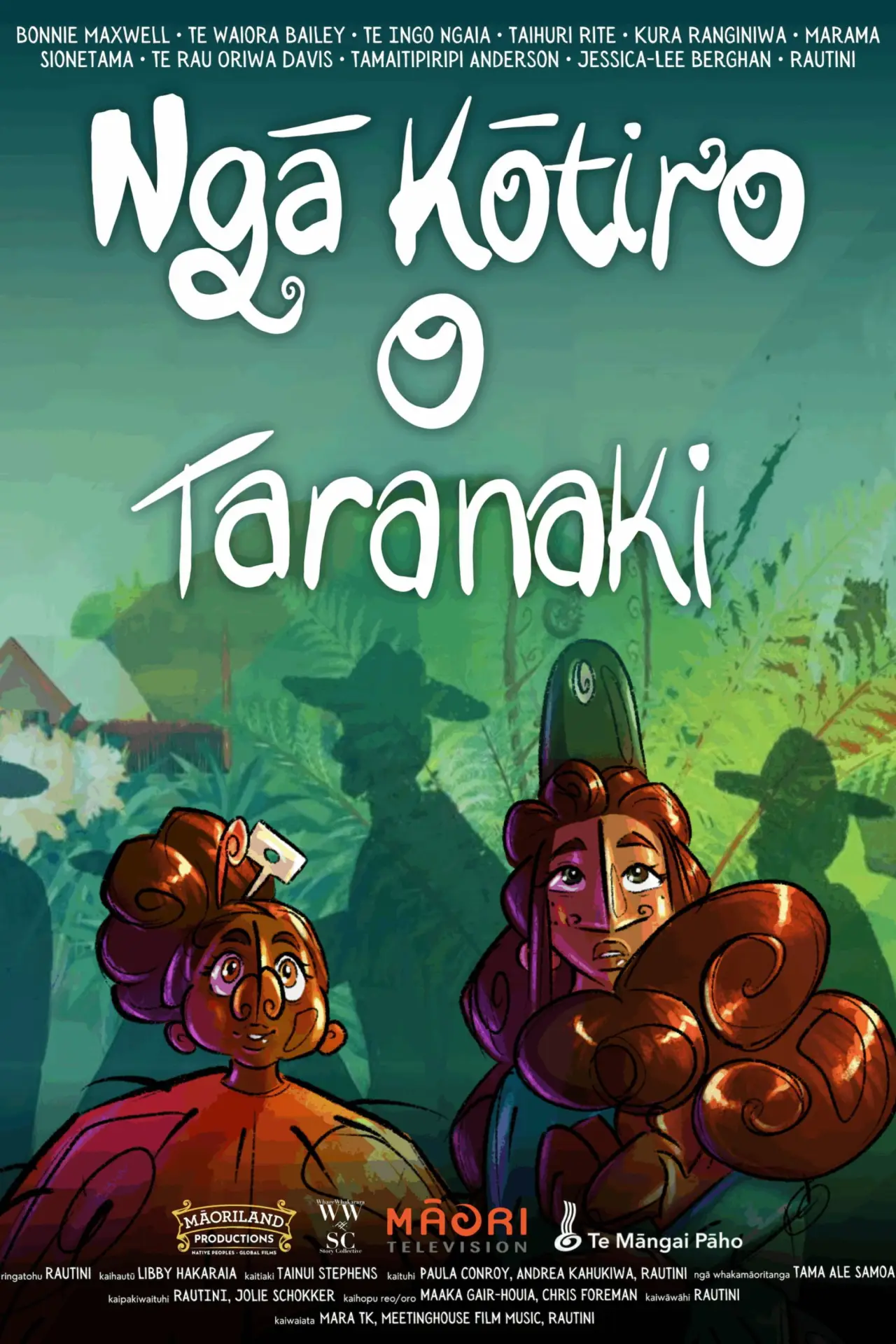 Plakat filmowy "Ngā Kōtiro o Taranaki"