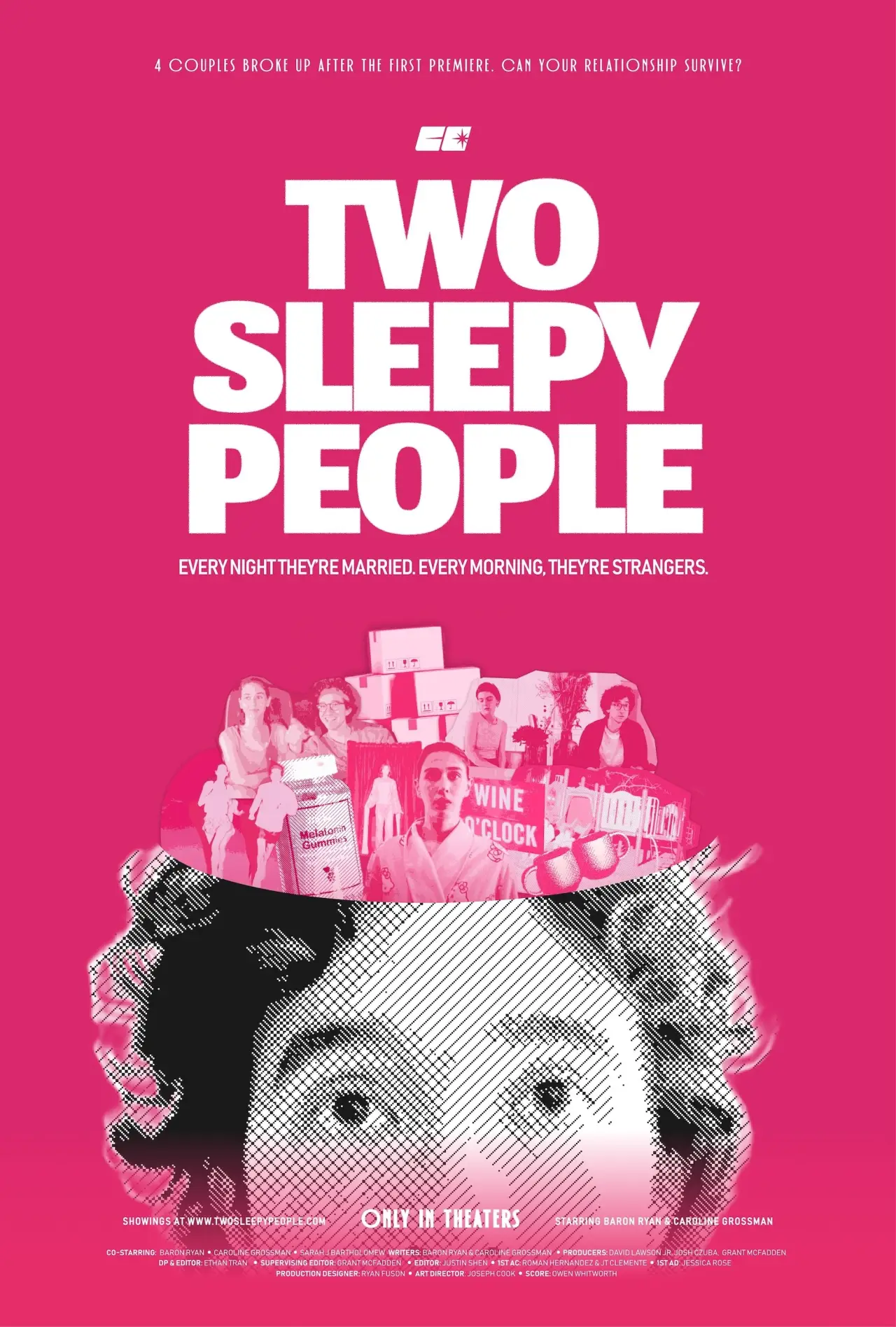 Plakat filmowy "Two Sleepy People"
