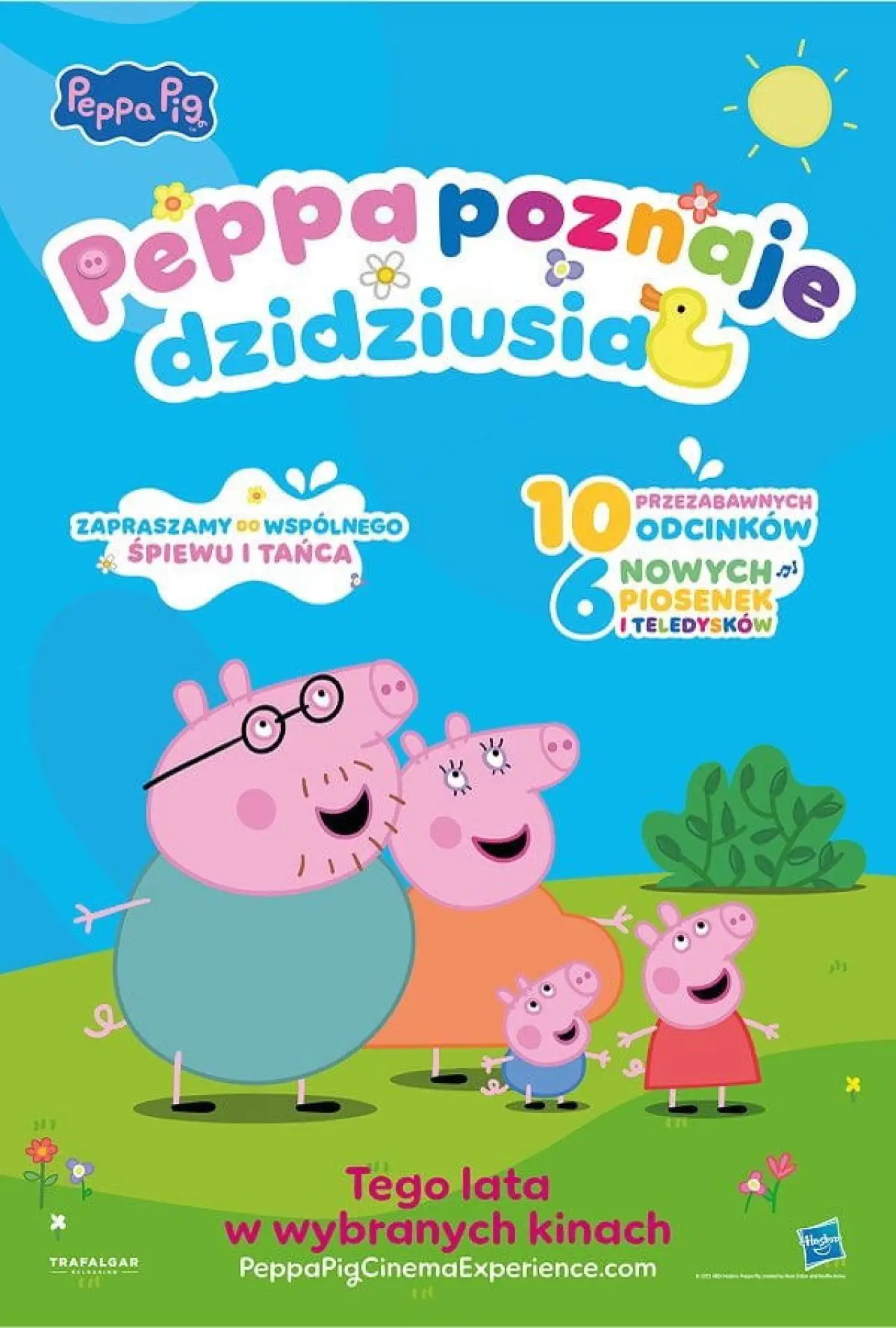 Plakat filmowy "Peppa poznaje dzidziusia"