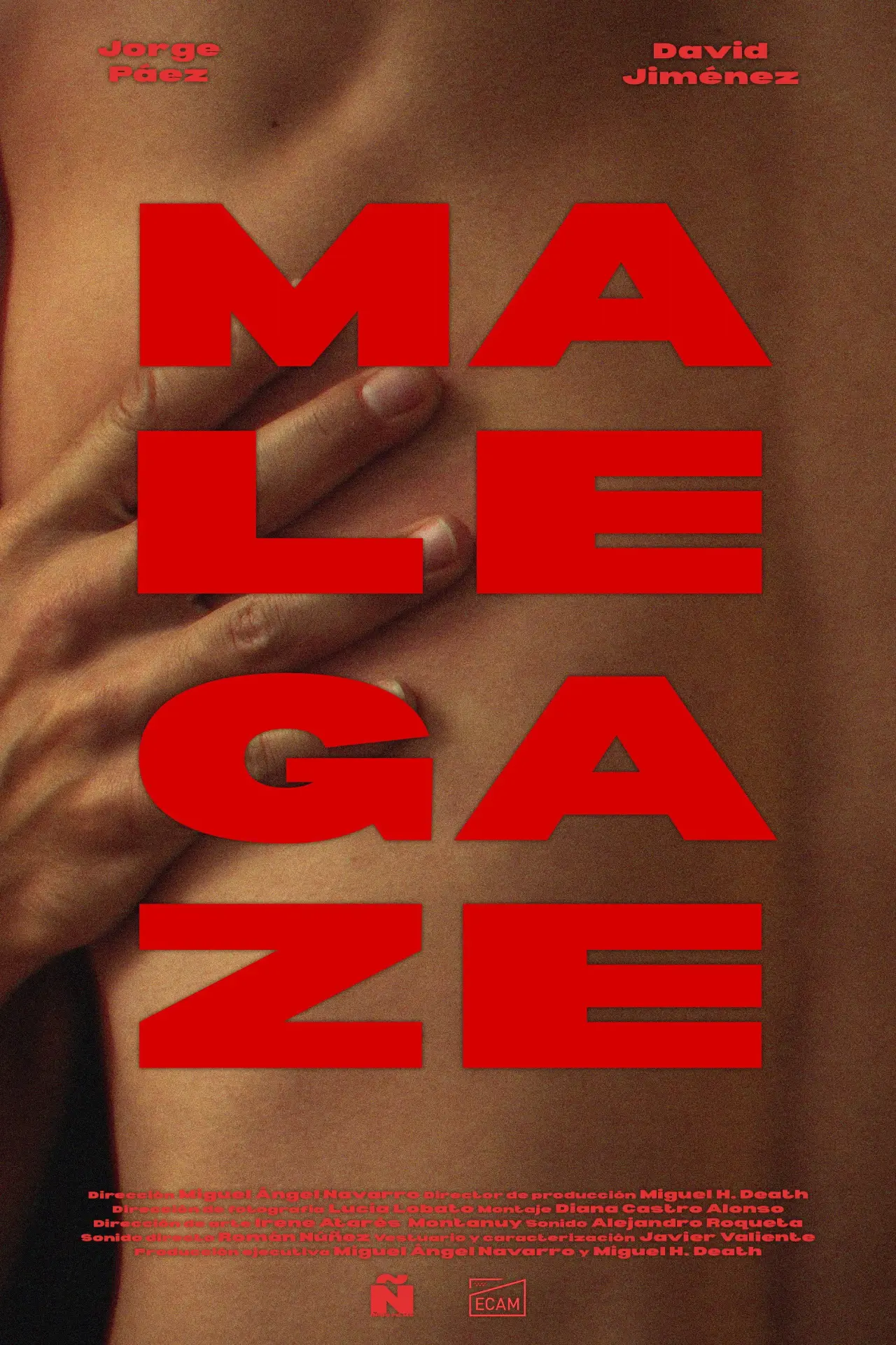 Plakat filmowy "MALE GAZE"