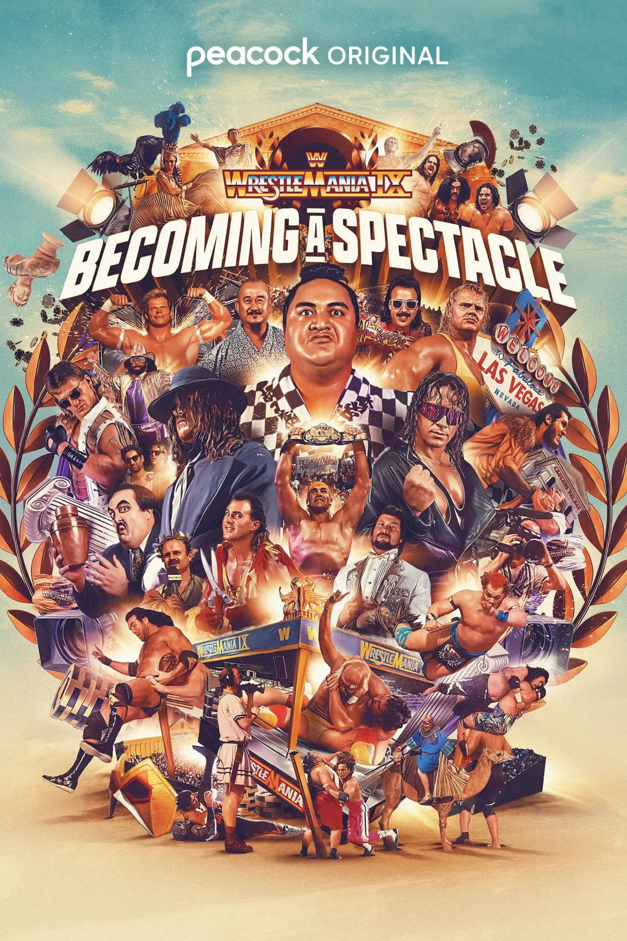 Plakat filmowy "WrestleMania IX: Becoming a Spectacle"