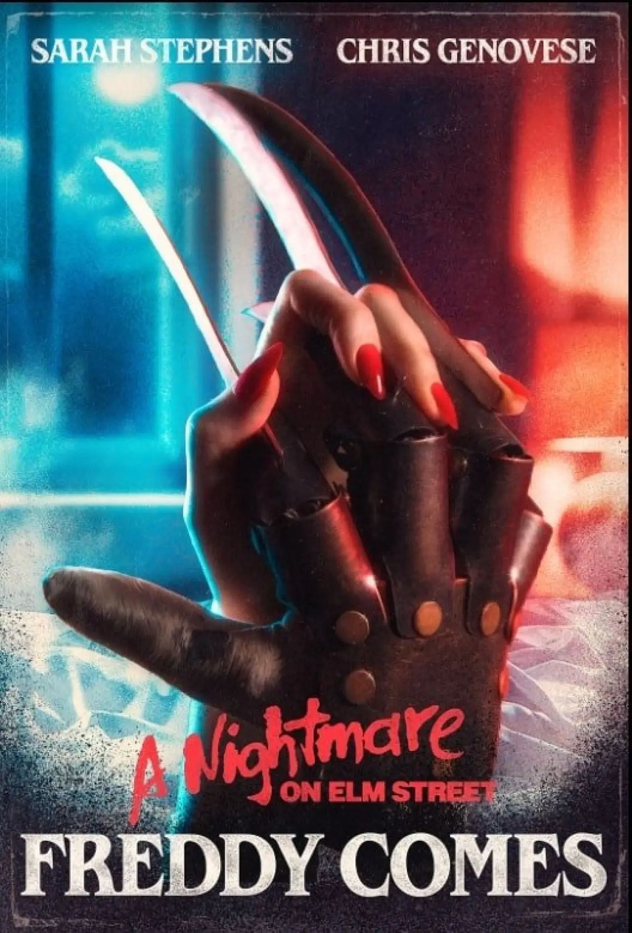 Plakat filmowy "A Nightmare on Elm Street: Freddy Comes"
