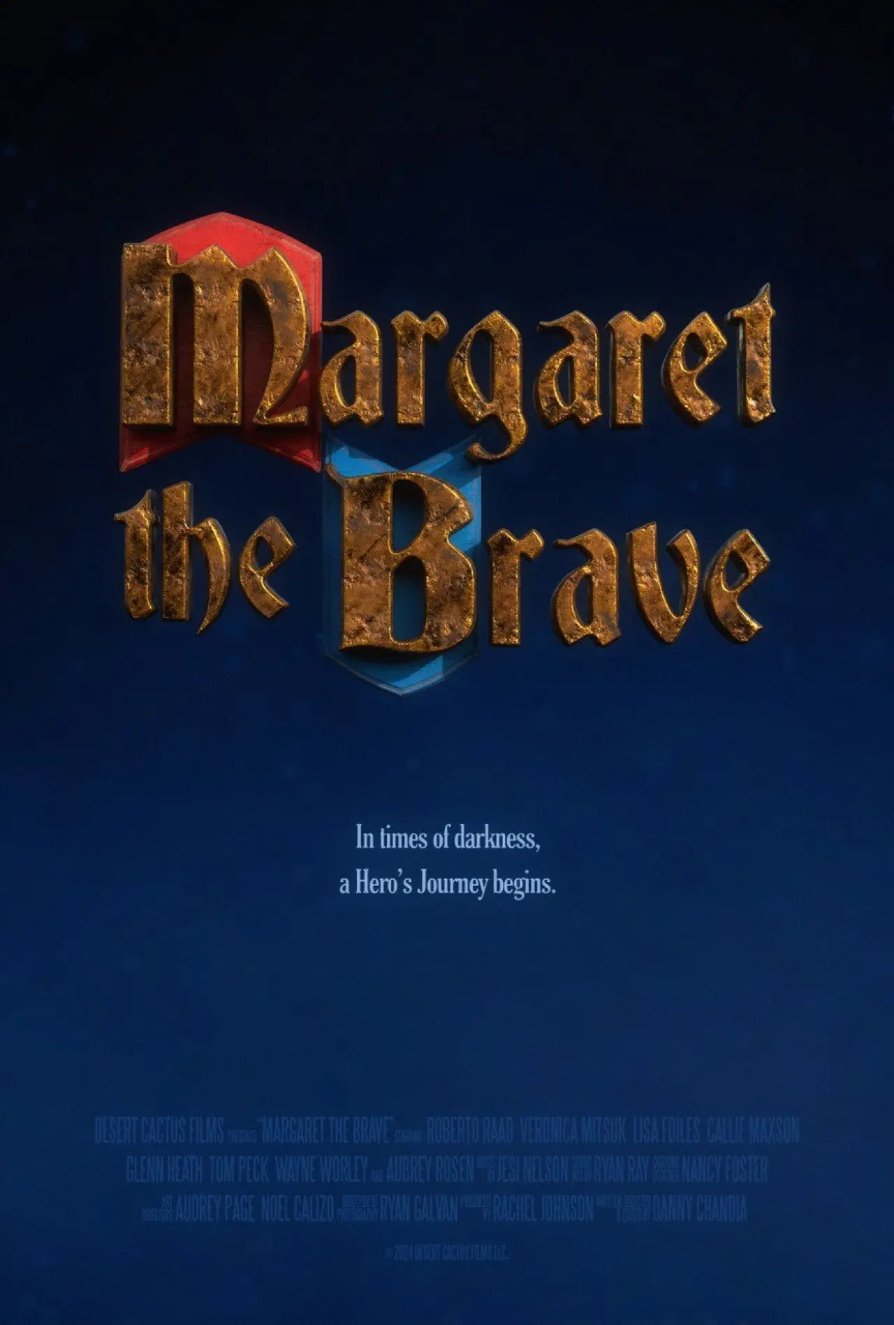 Plakat filmowy "Margaret the Brave"