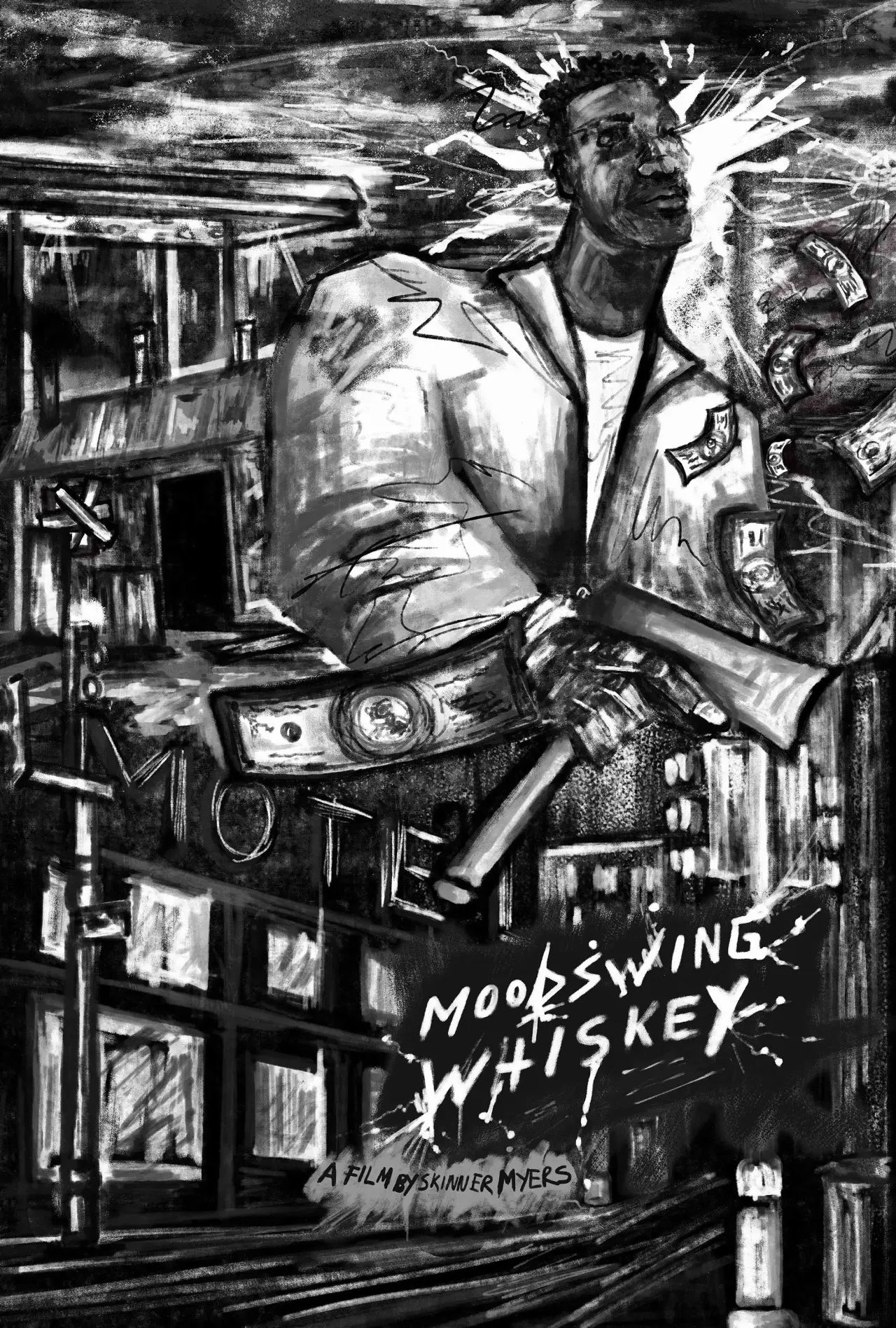 Plakat filmowy "Moodswing Whiskey"