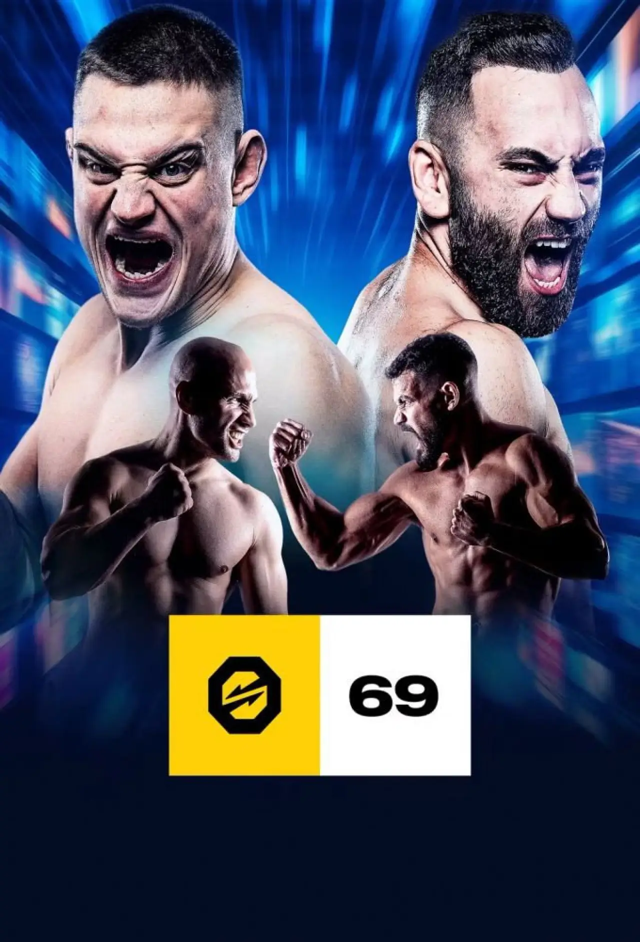 Plakat filmowy "OKTAGON 69: Holzer vs. Ilbay"