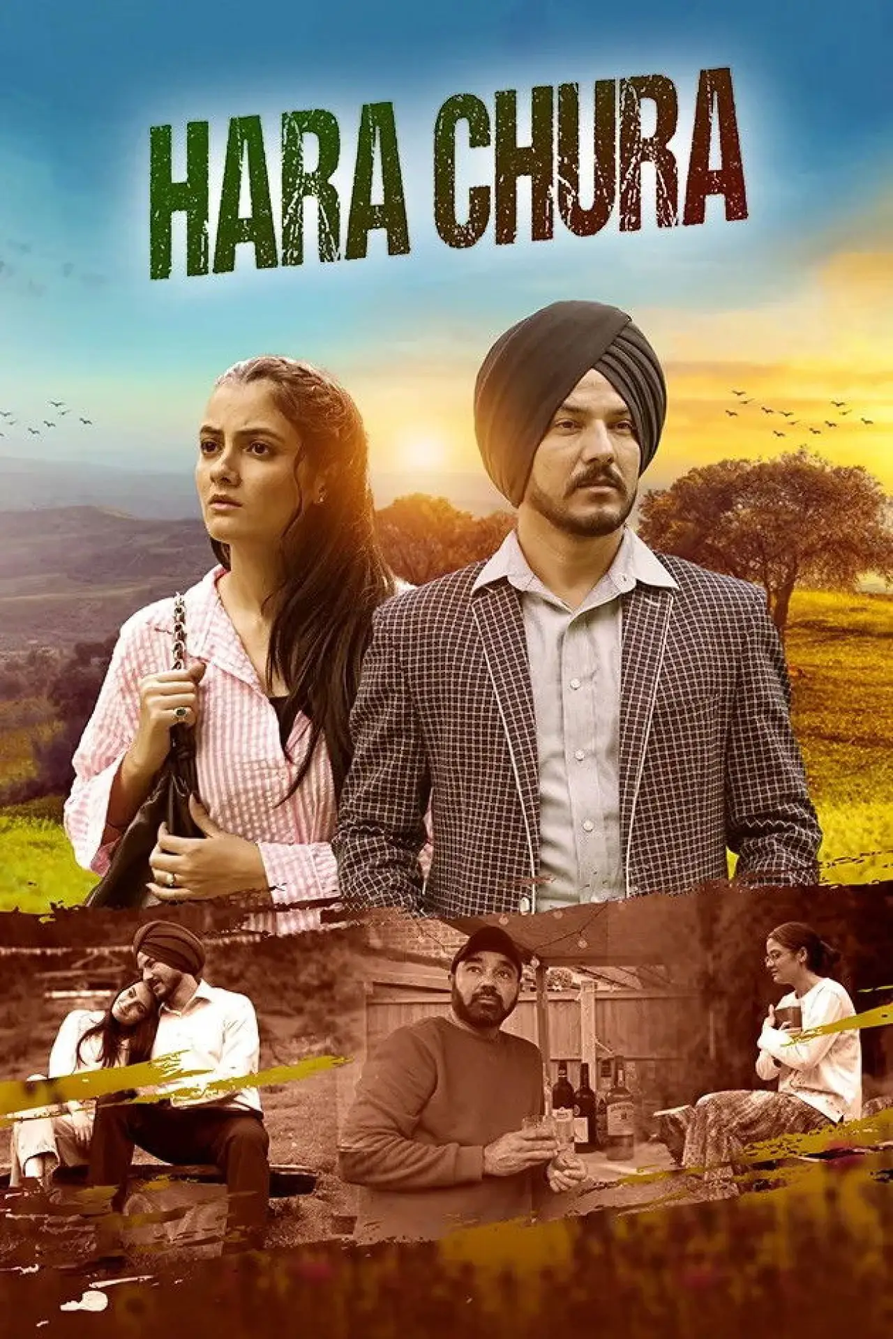 Plakat filmowy "ਹਰਾ ਚੂੜਾ"