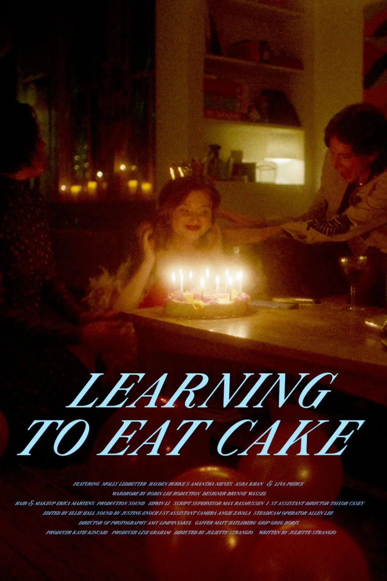 Plakat filmowy "Learning to Eat Cake"