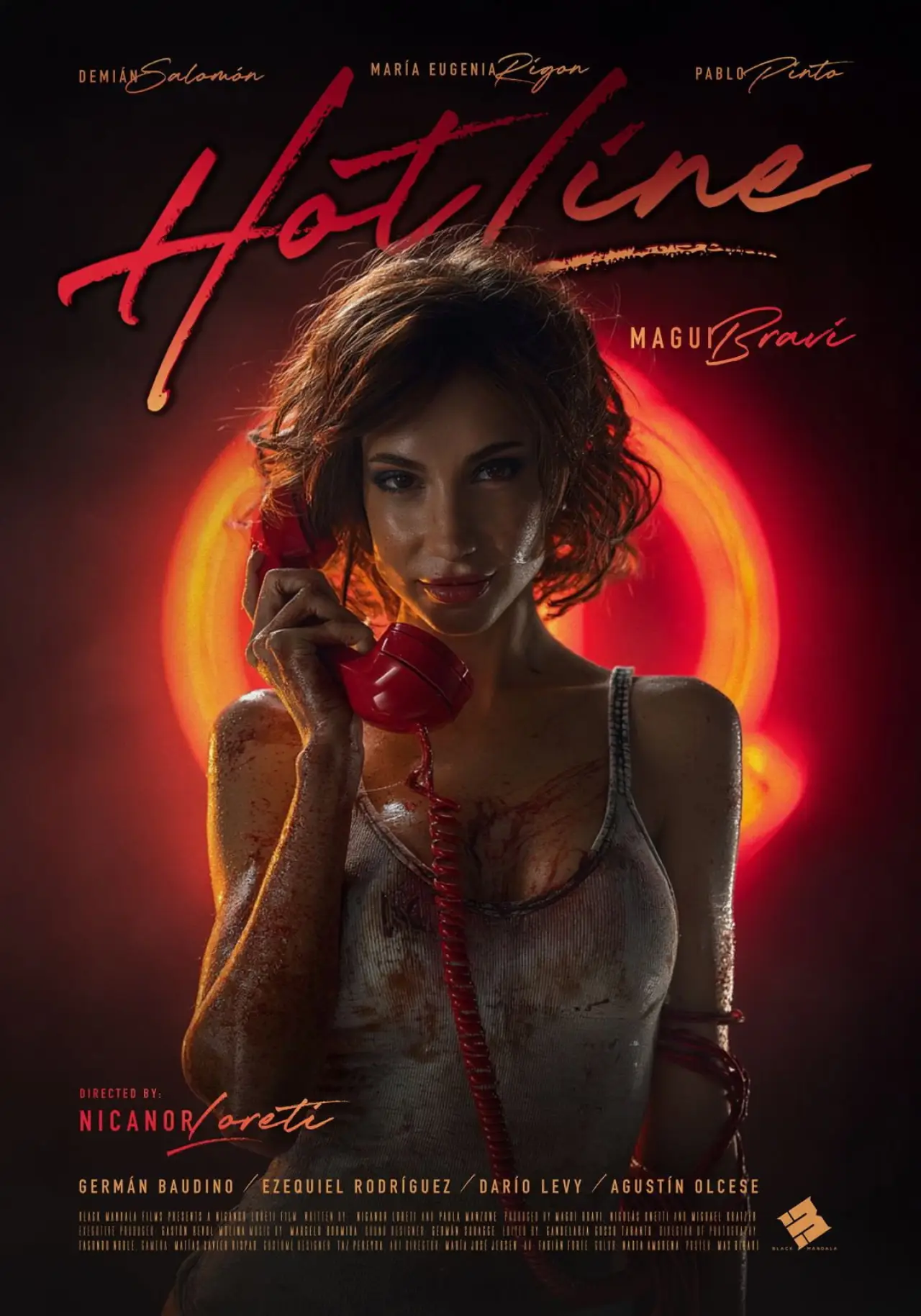 Plakat filmowy "Hot Line"